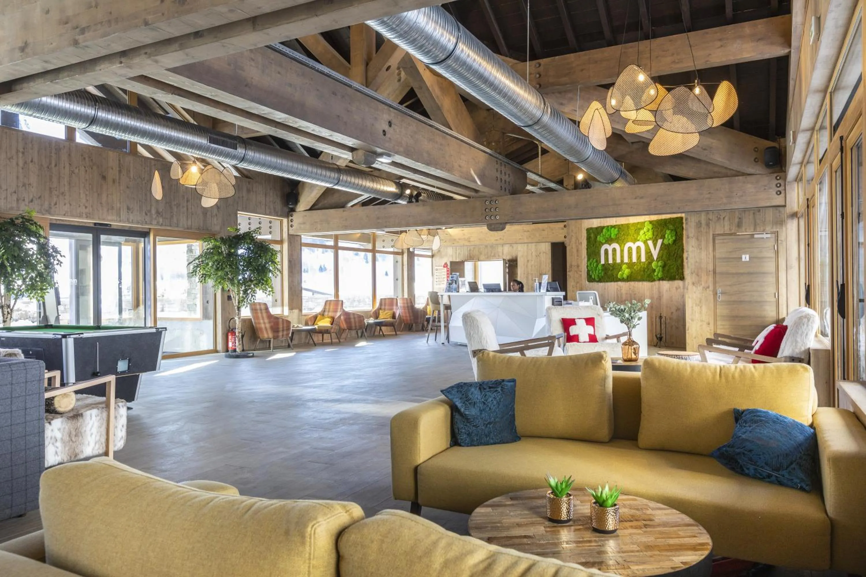 Communal lounge/ TV room in Résidence Club MMV Les Clarines