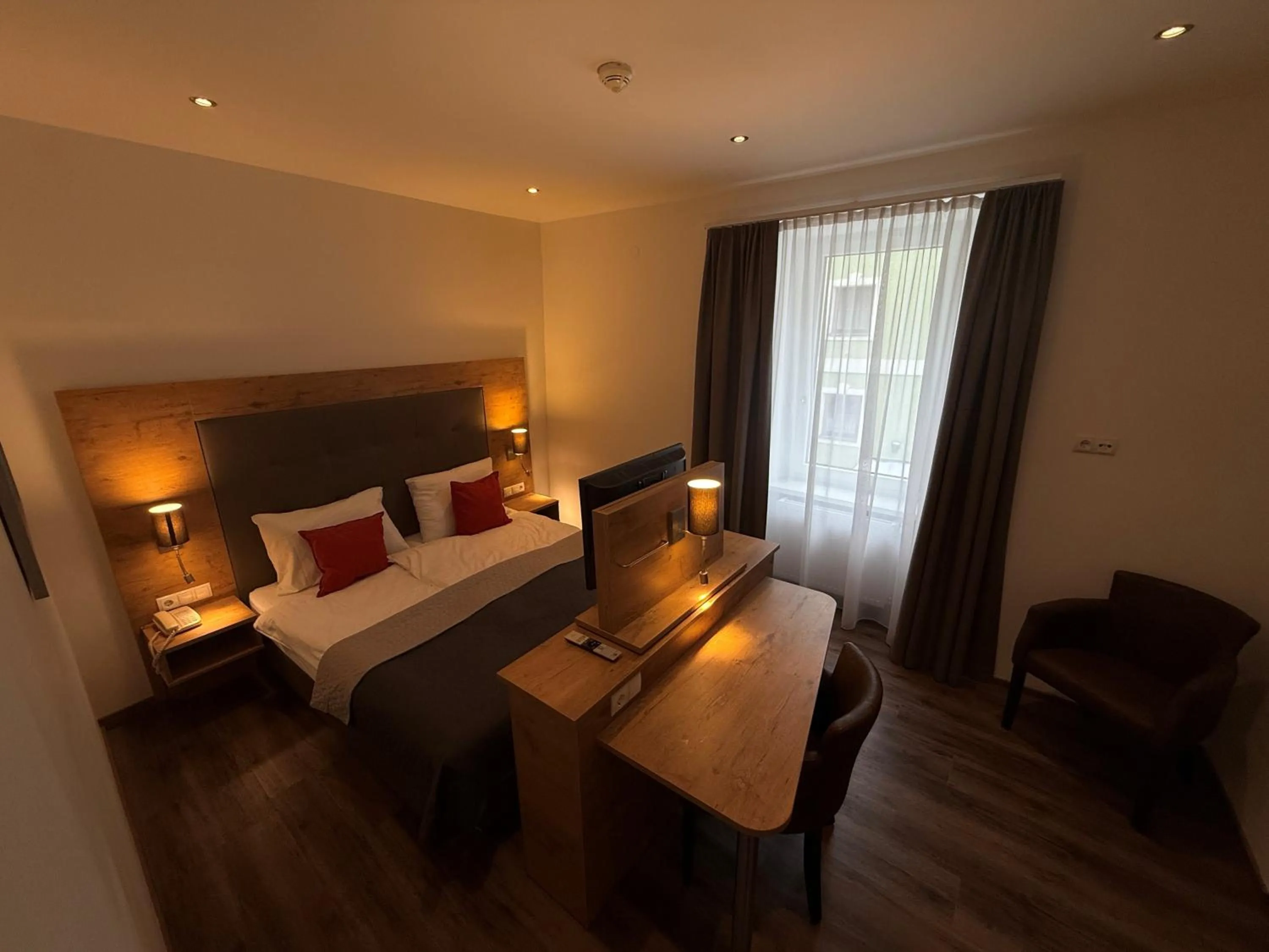 Bedroom, Bed in Hotel Wilder Mann