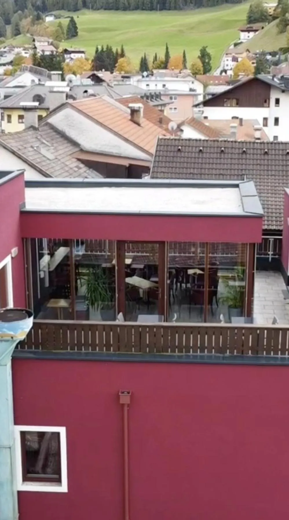 Bird's eye view in Hotel Wilder Mann