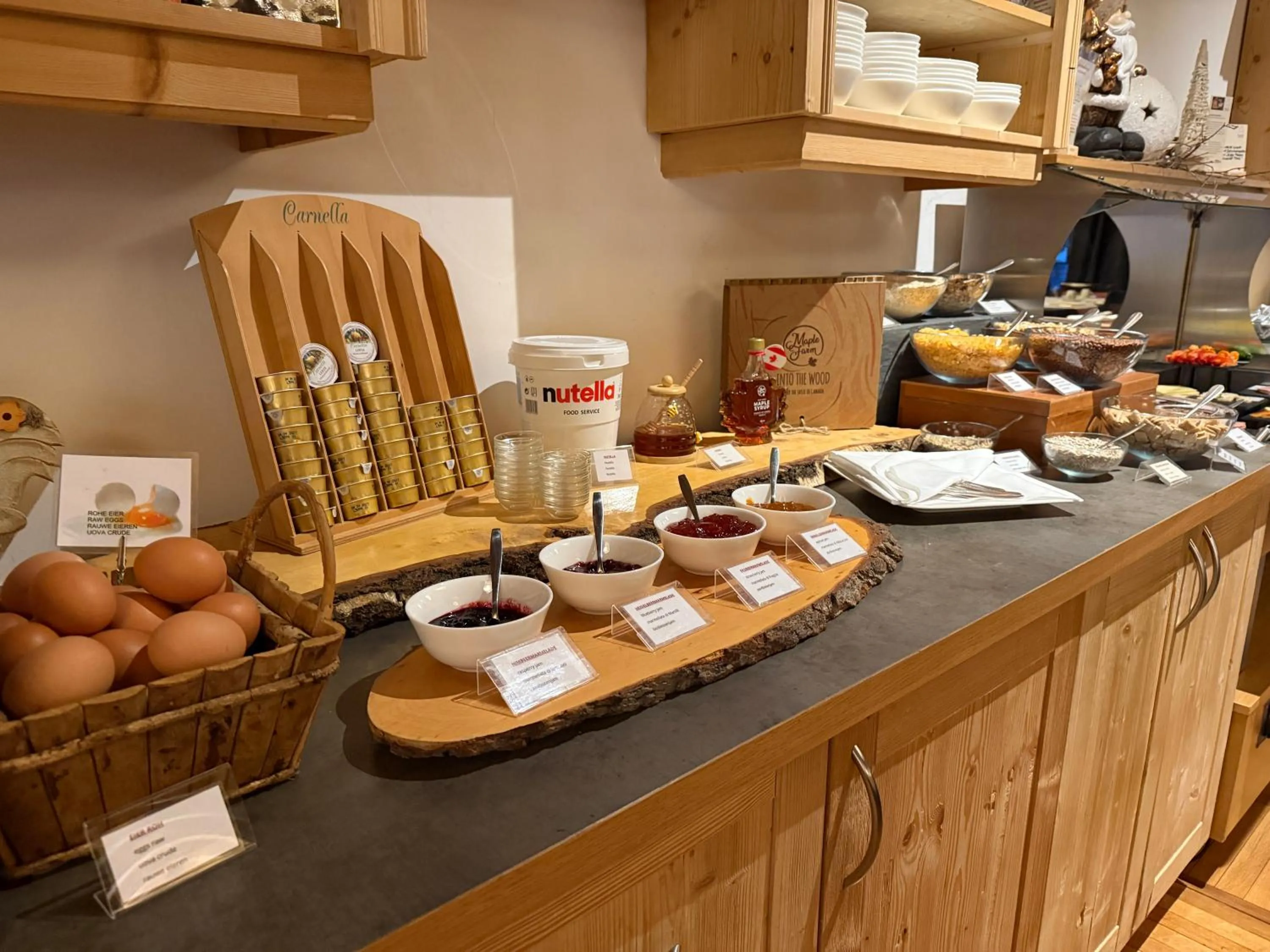 Food and drinks in Hotel Wilder Mann