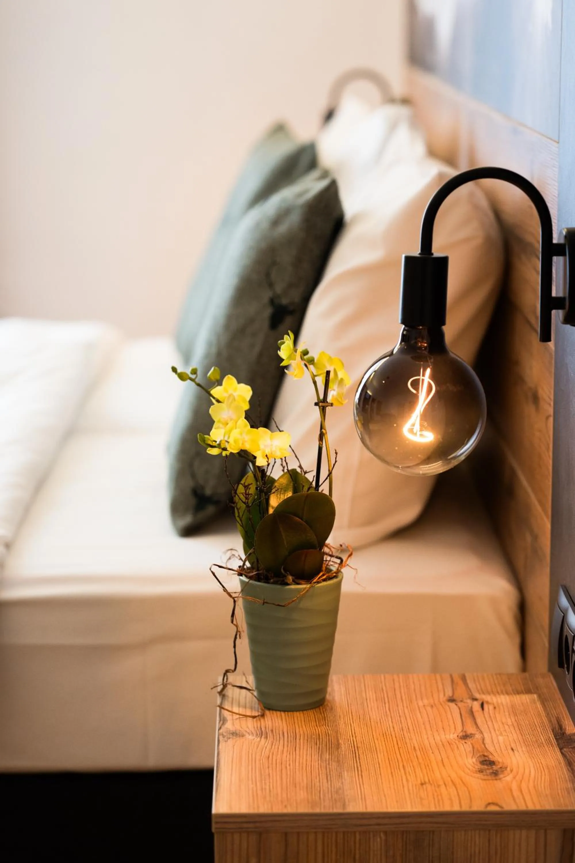 Bed in Hotel Wilder Mann