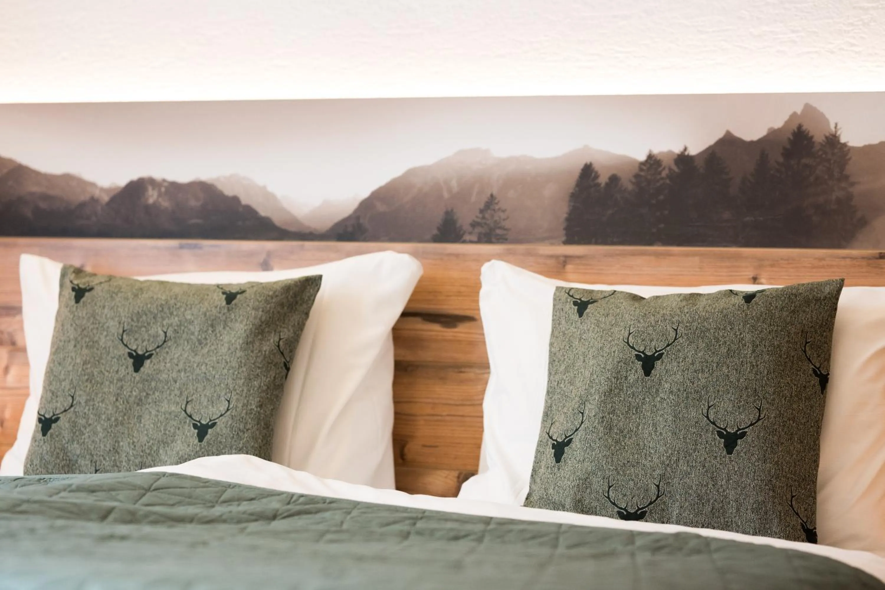 Bed in Hotel Wilder Mann