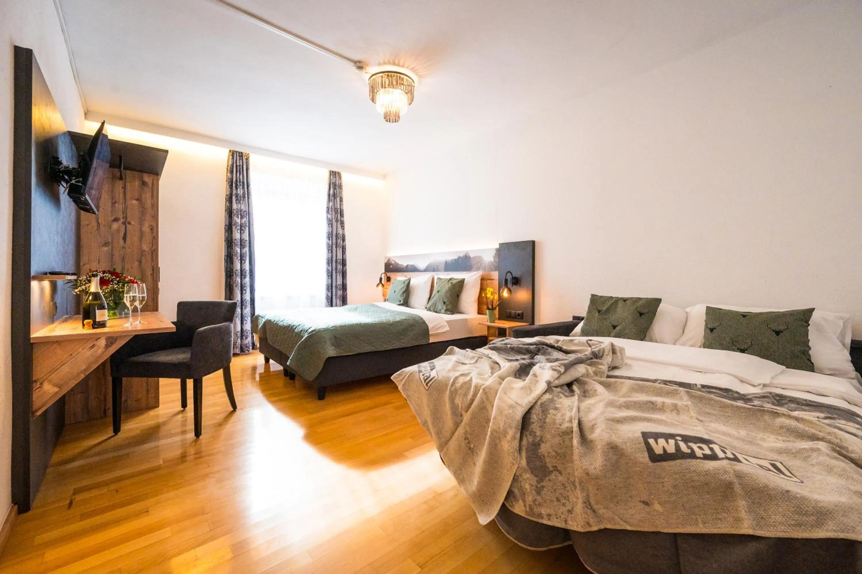 Bed in Hotel Wilder Mann