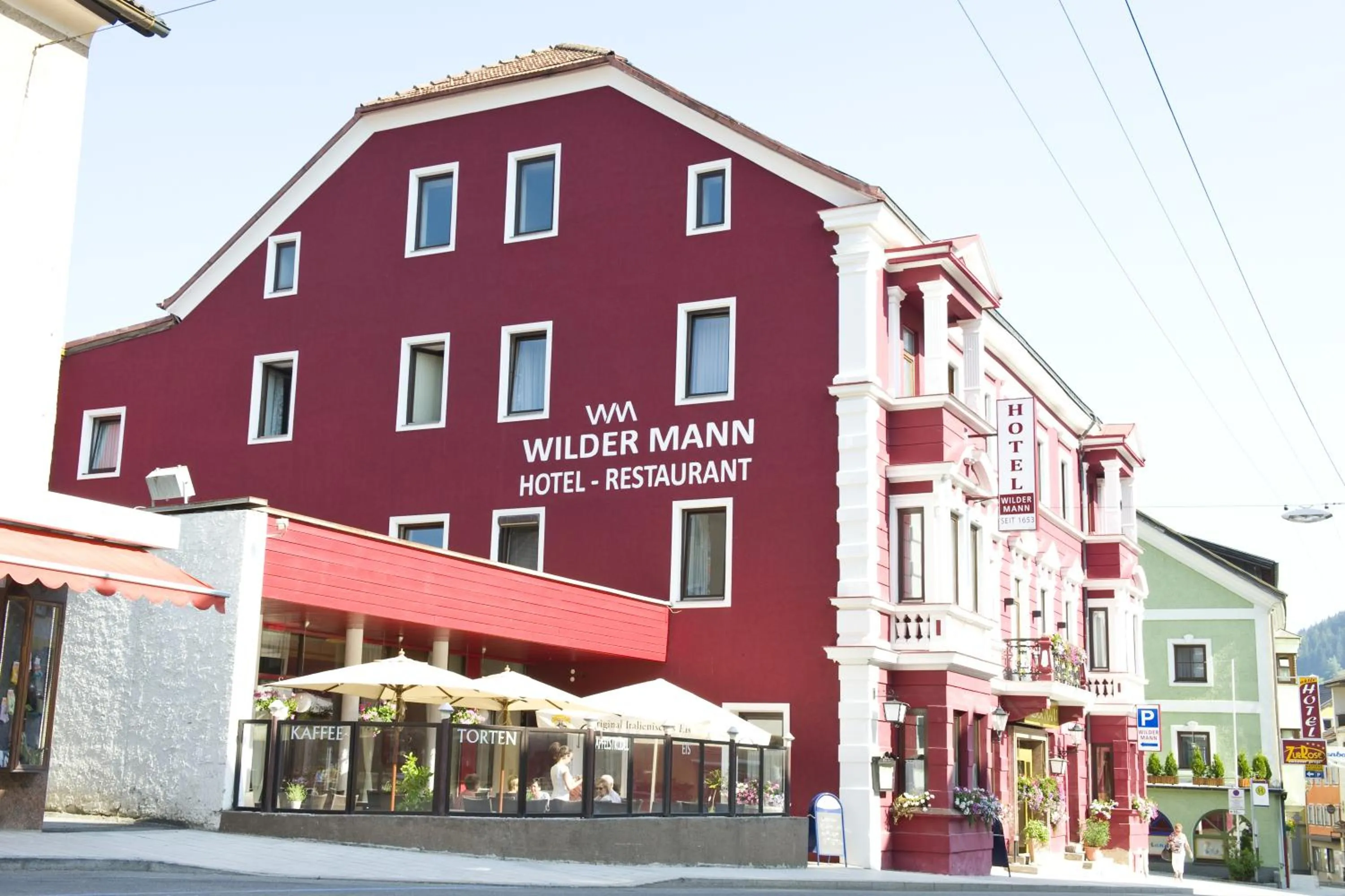 Property building in Hotel Wilder Mann