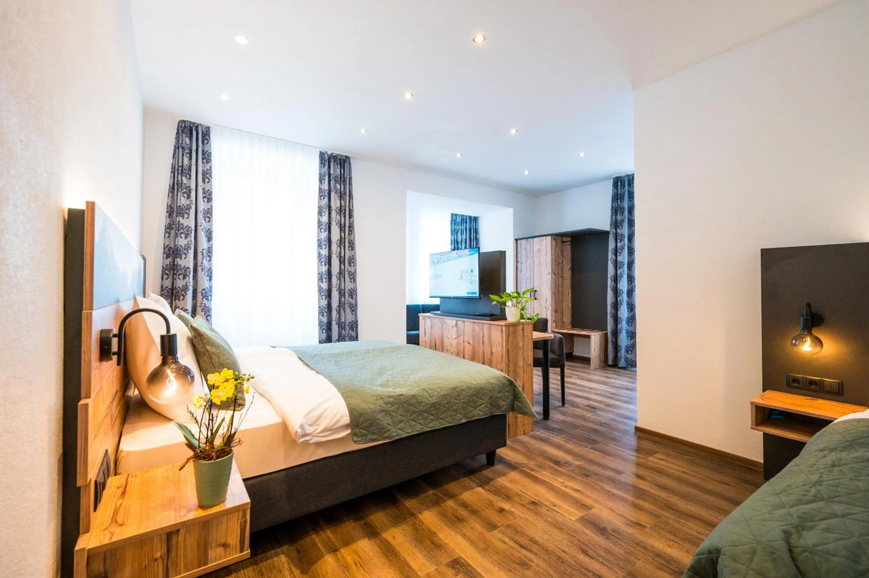 Bed in Hotel Wilder Mann