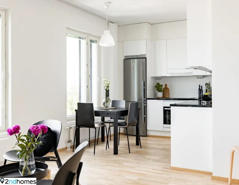 Kitchen or kitchenette in "Kanava" - New 1BR Apartment with Sauna, Balcony & Views, Hosted by 2ndhomes