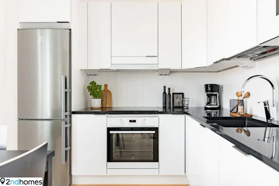 Kitchen or kitchenette in "Kanava" - New 1BR Apartment with Sauna, Balcony & Views, Hosted by 2ndhomes