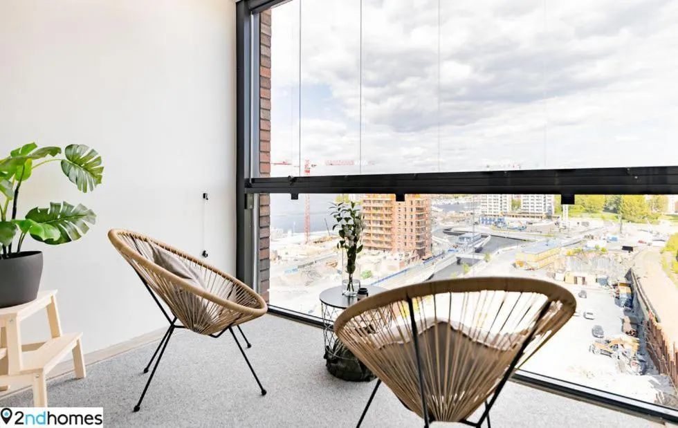 Balcony/Terrace in "Kanava" - New 1BR Apartment with Sauna, Balcony & Views, Hosted by 2ndhomes