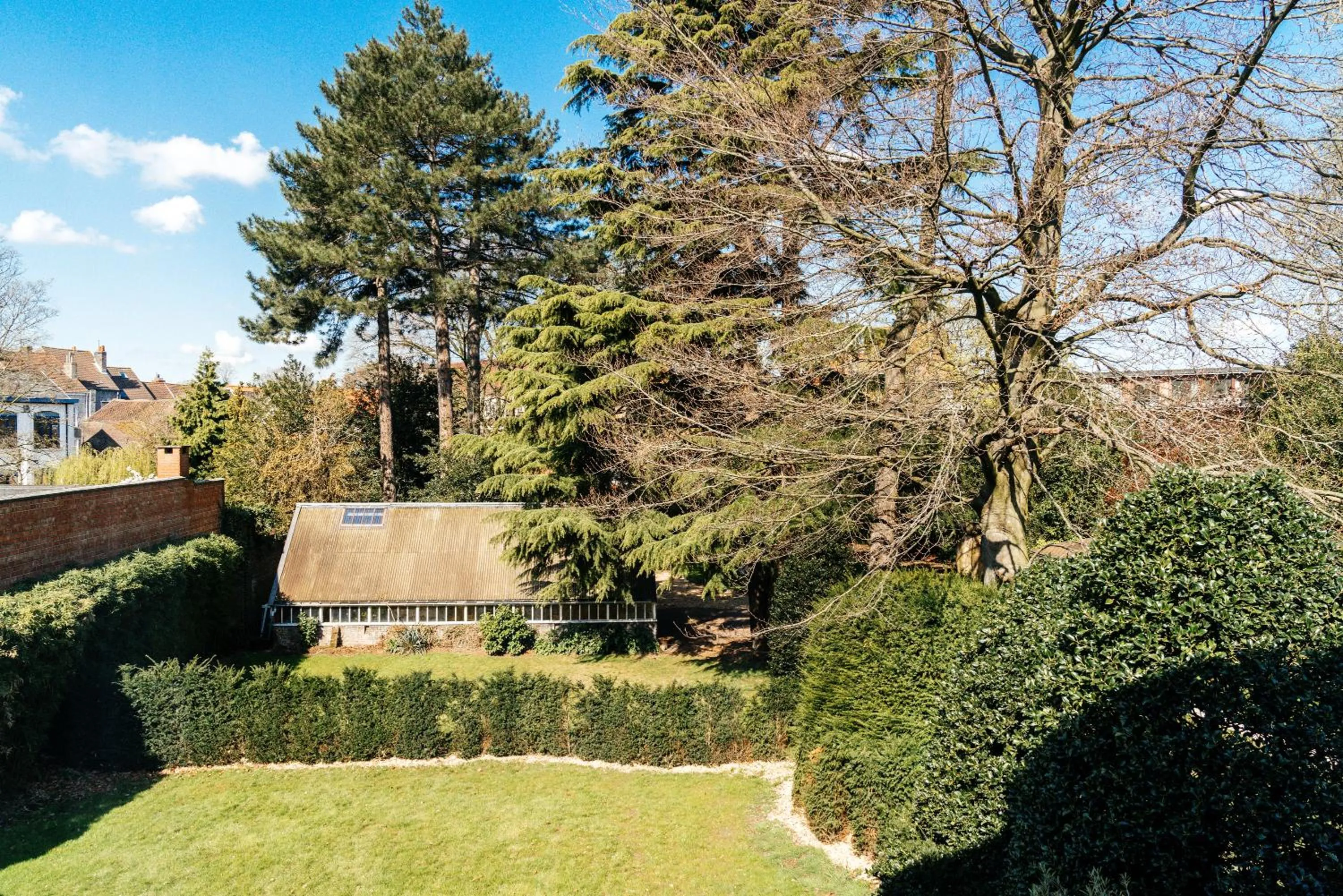 Garden view in Chambre d'Amis by Alix