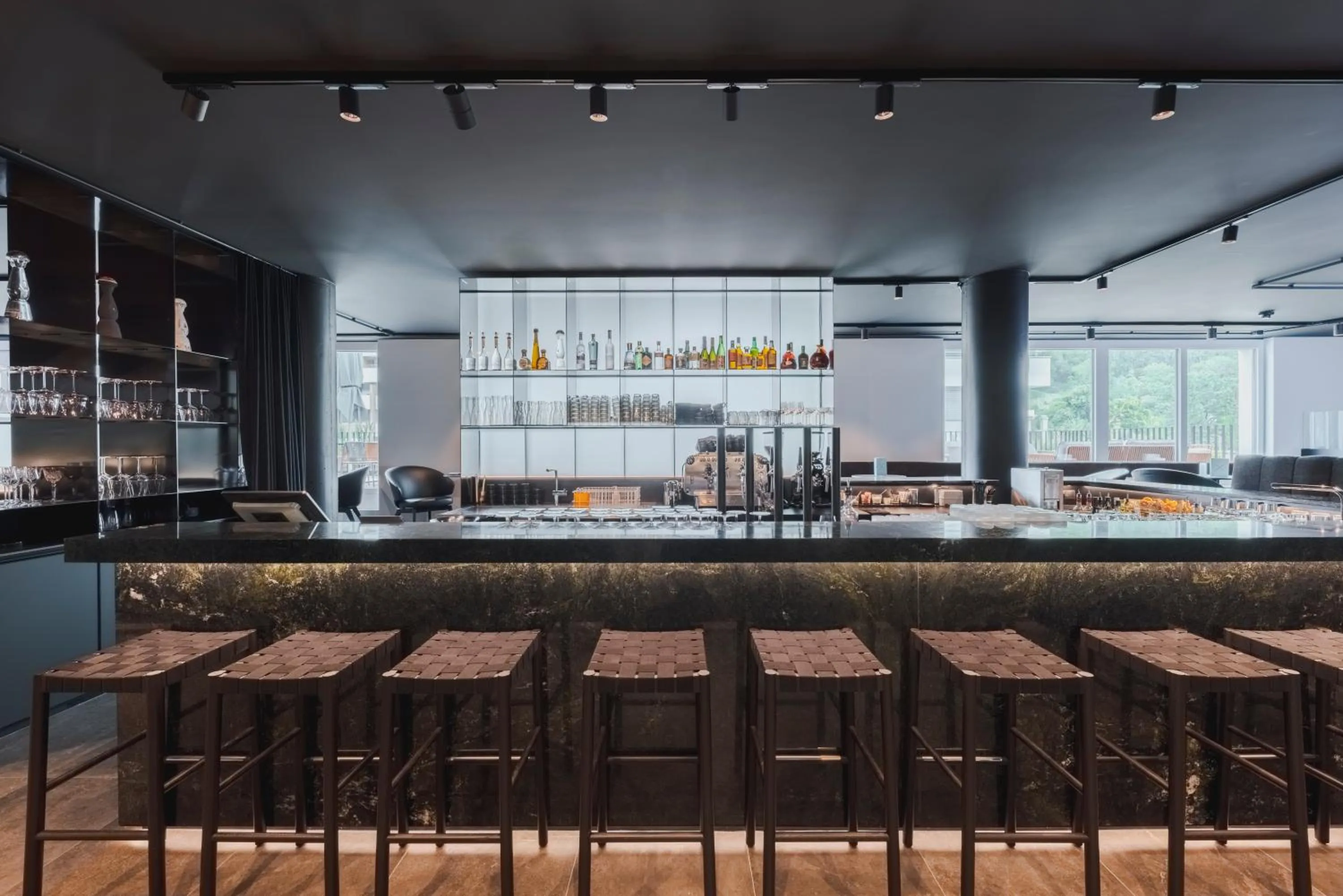 Lounge or bar in NIGHT INN Hotel Bahnhofcity Feldkirch