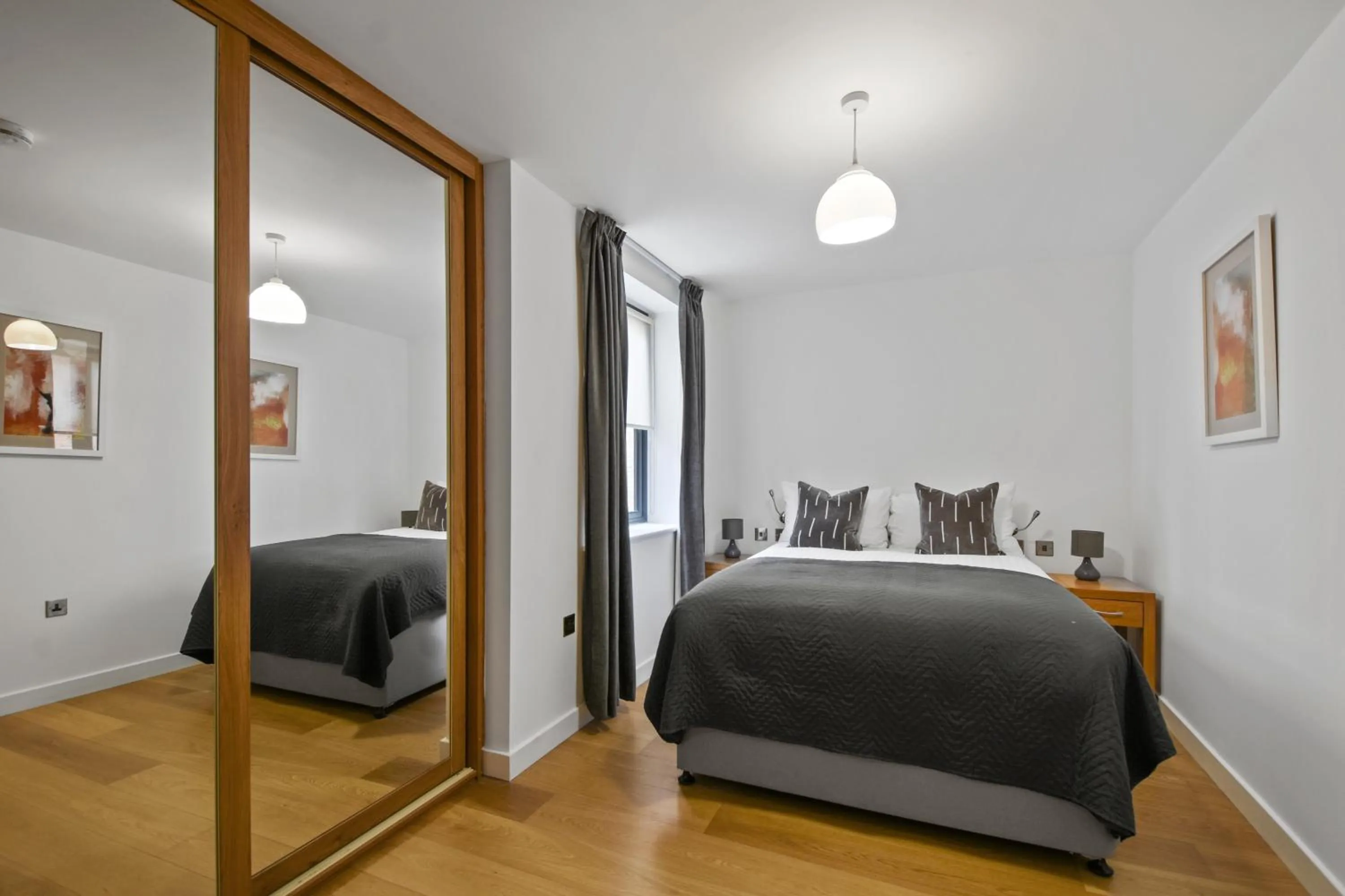 Bed in Cambric by Aeria Apartments