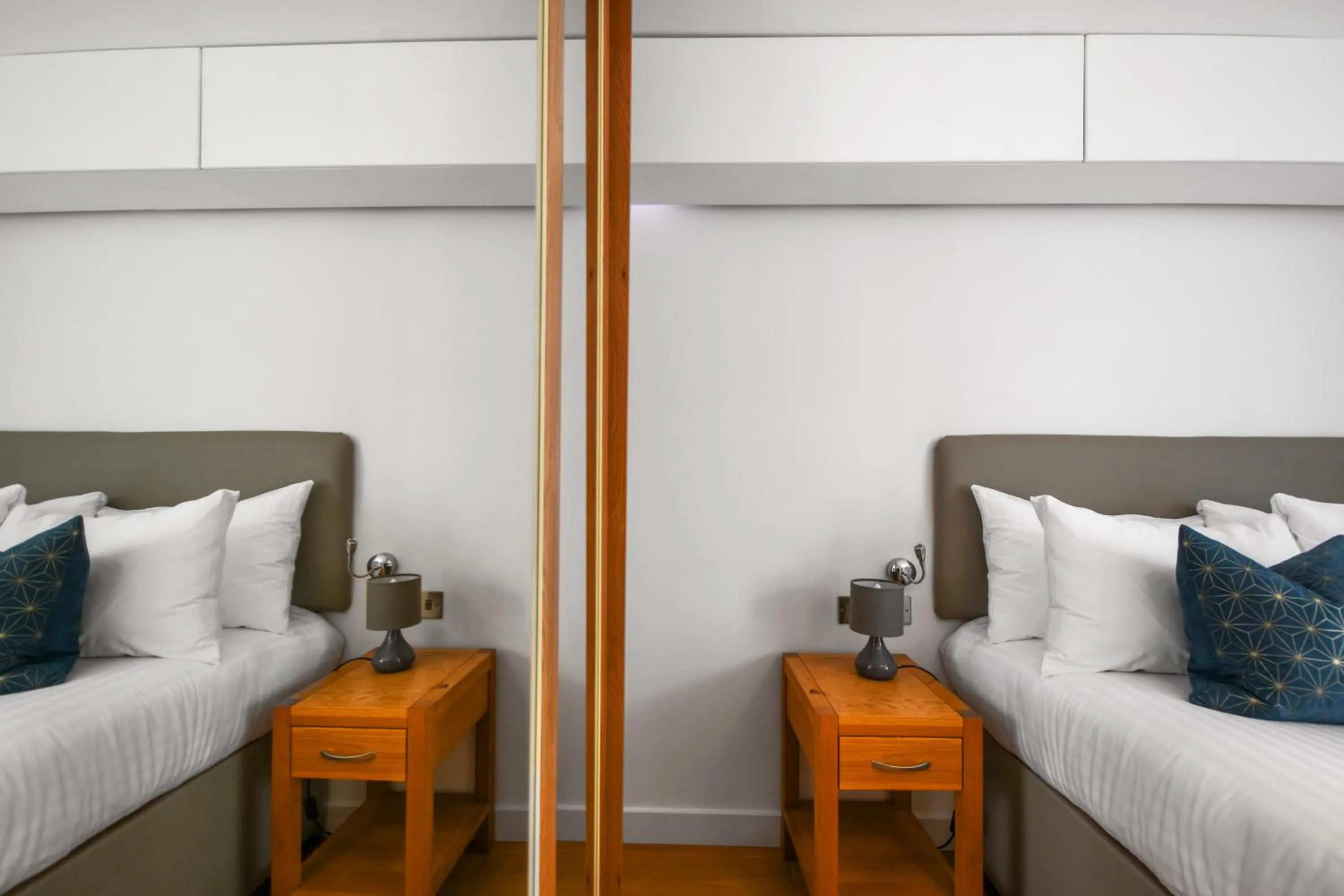 Bed in Cambric by Aeria Apartments