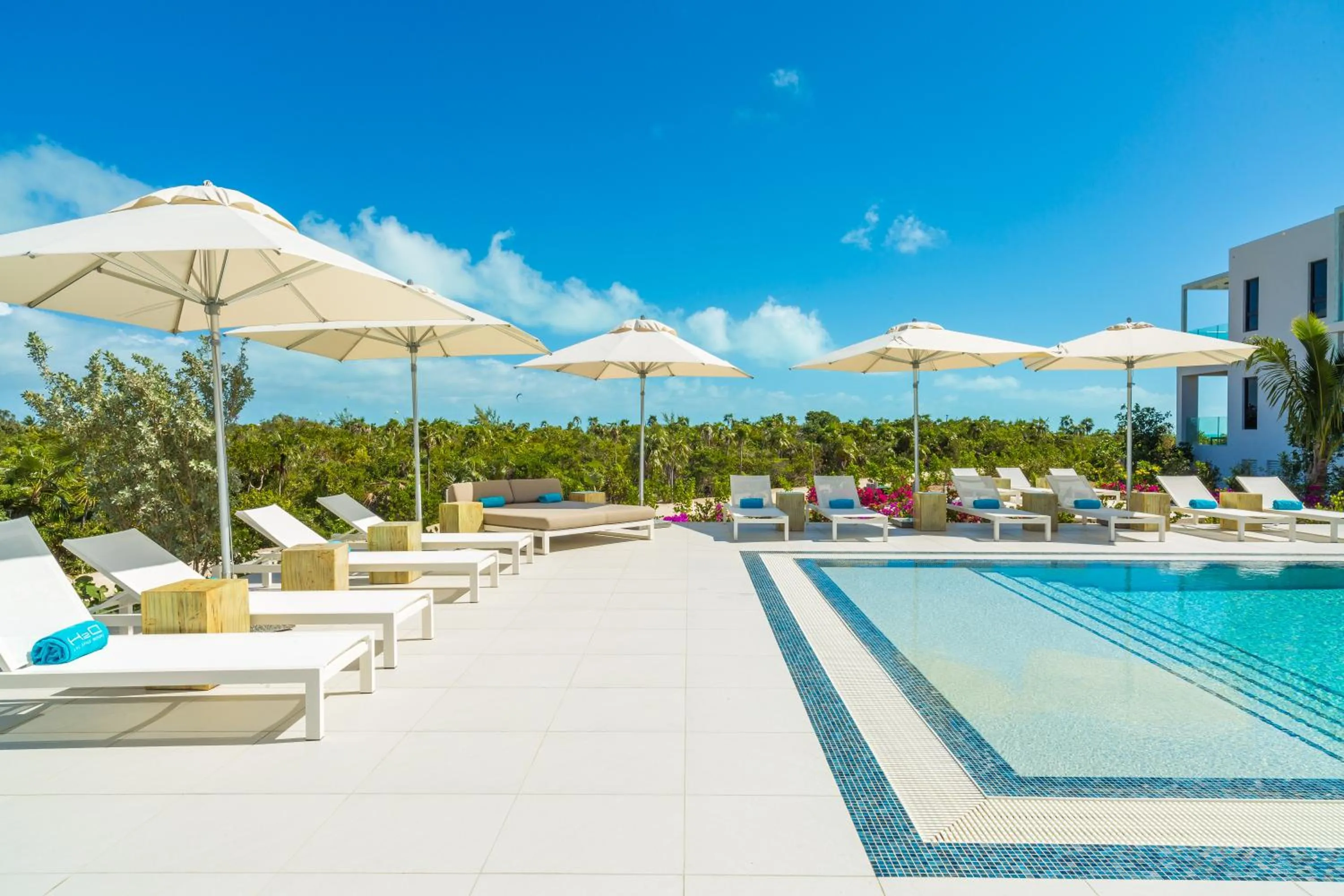 Pool view in H2O life style resort