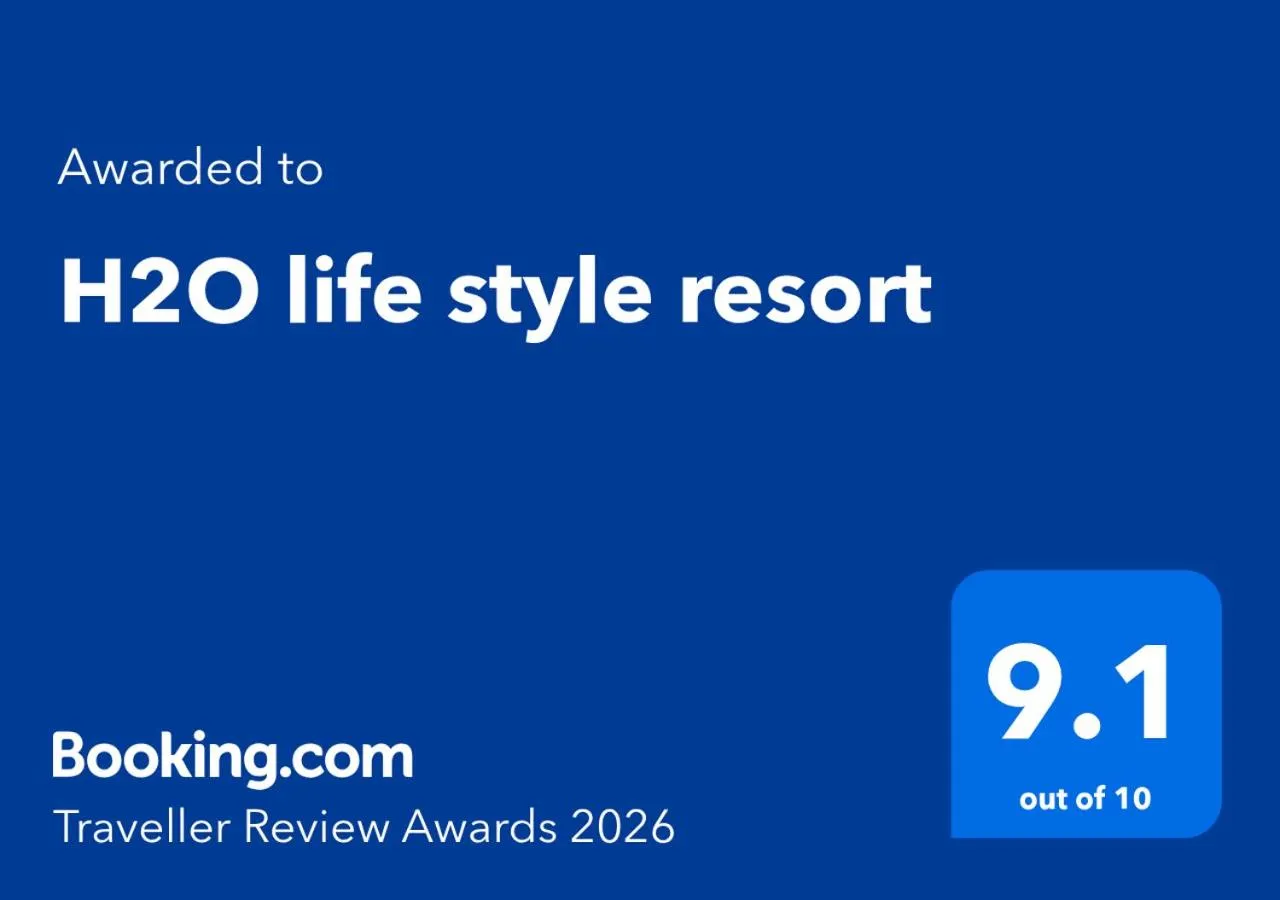 Certificate/Award in H2O life style resort