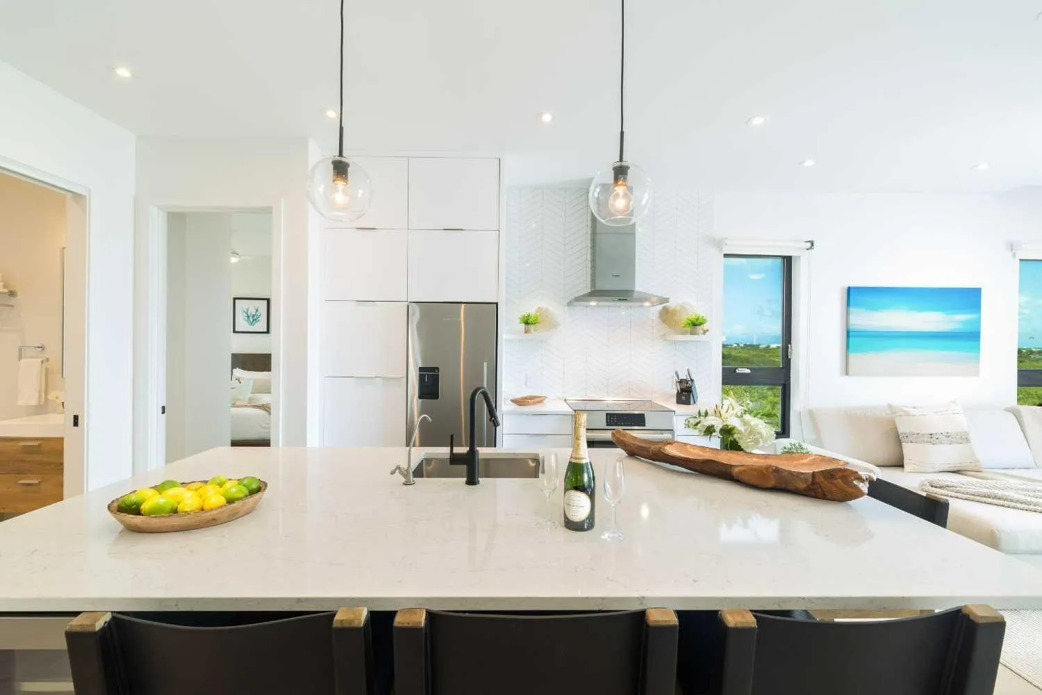 kitchen in H2O life style resort