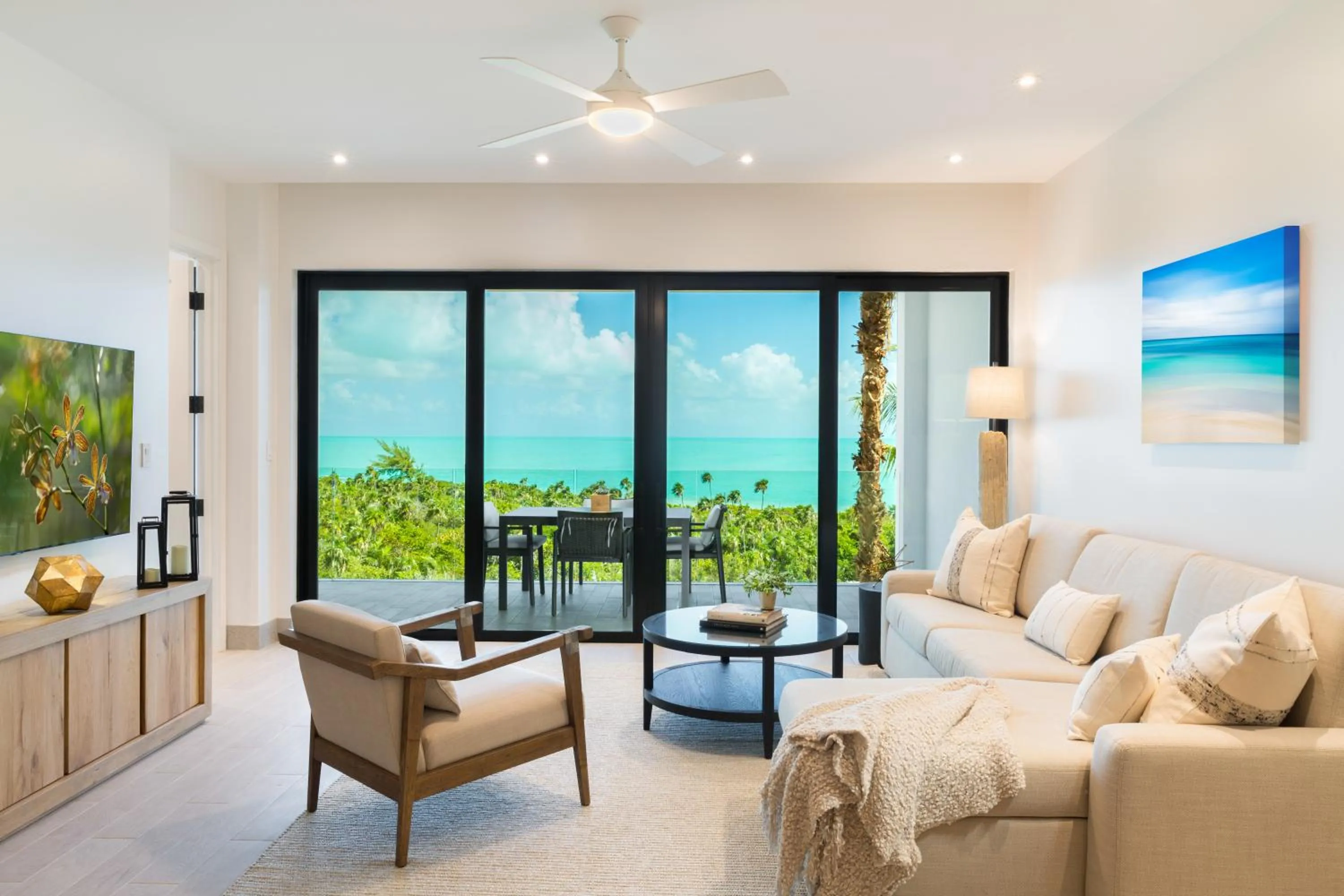 Living room in H2O life style resort