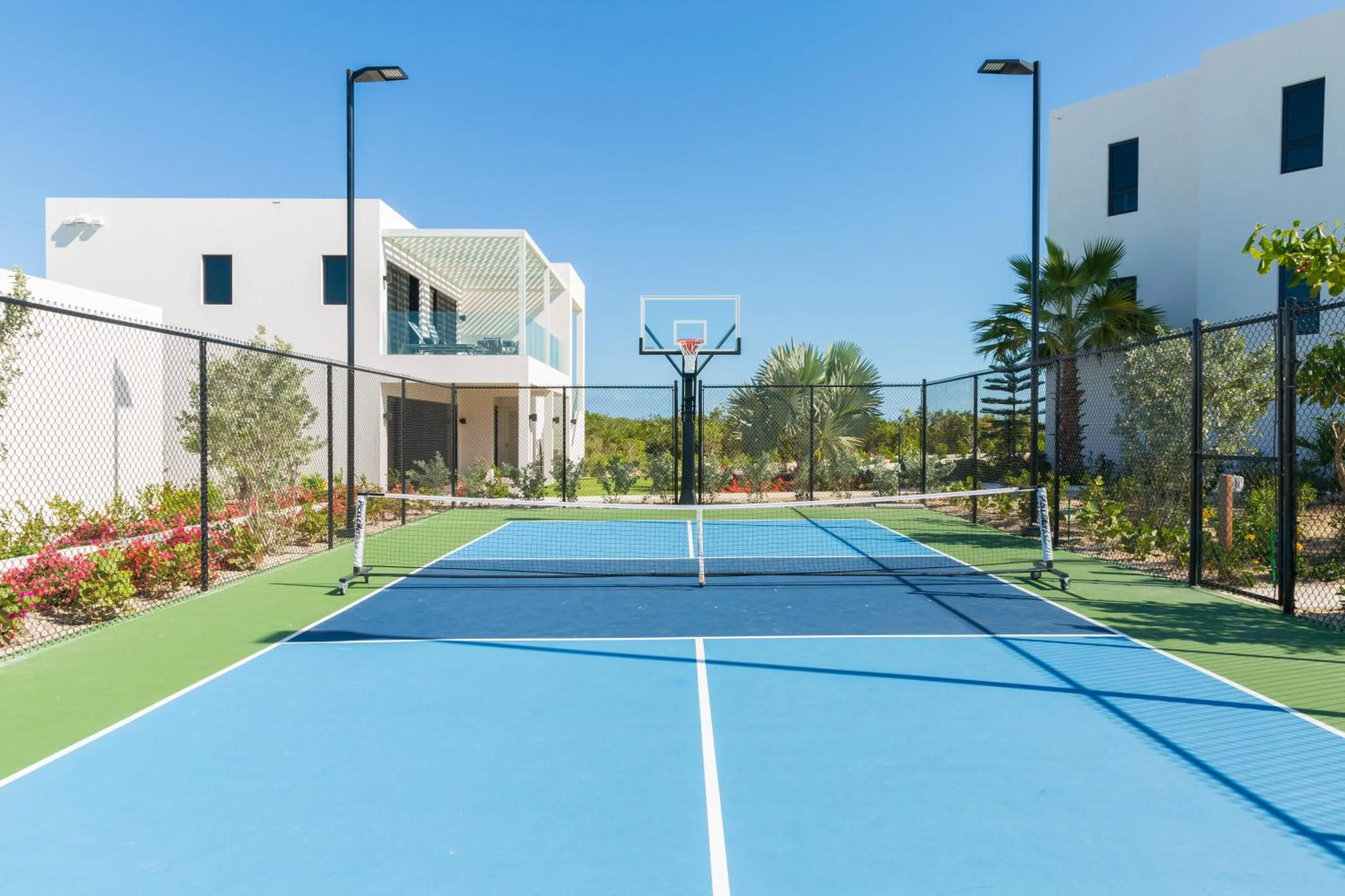 Tennis court in H2O life style resort