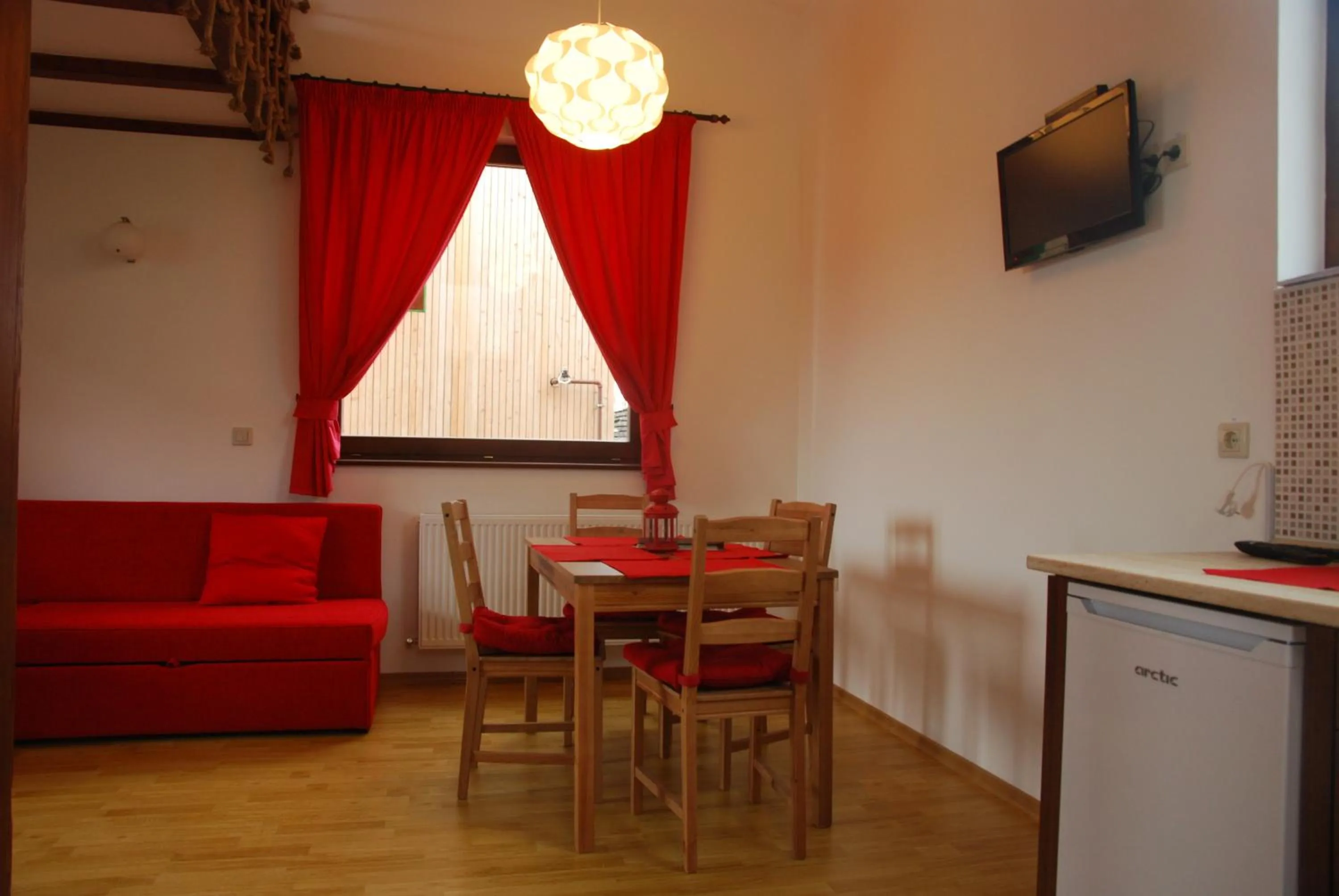 Seating area in Bungalouri Horizont