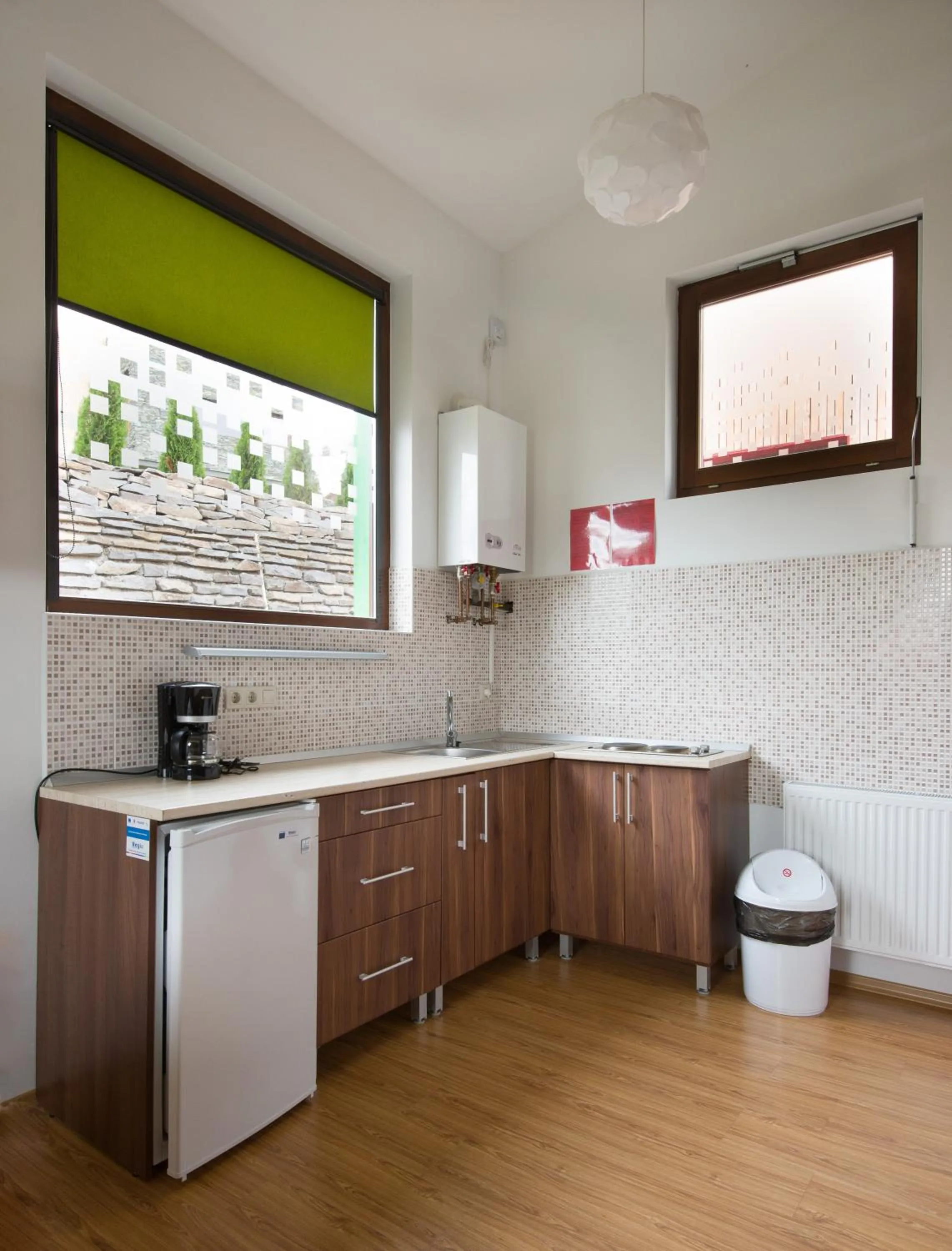 Kitchen or kitchenette in Bungalouri Horizont