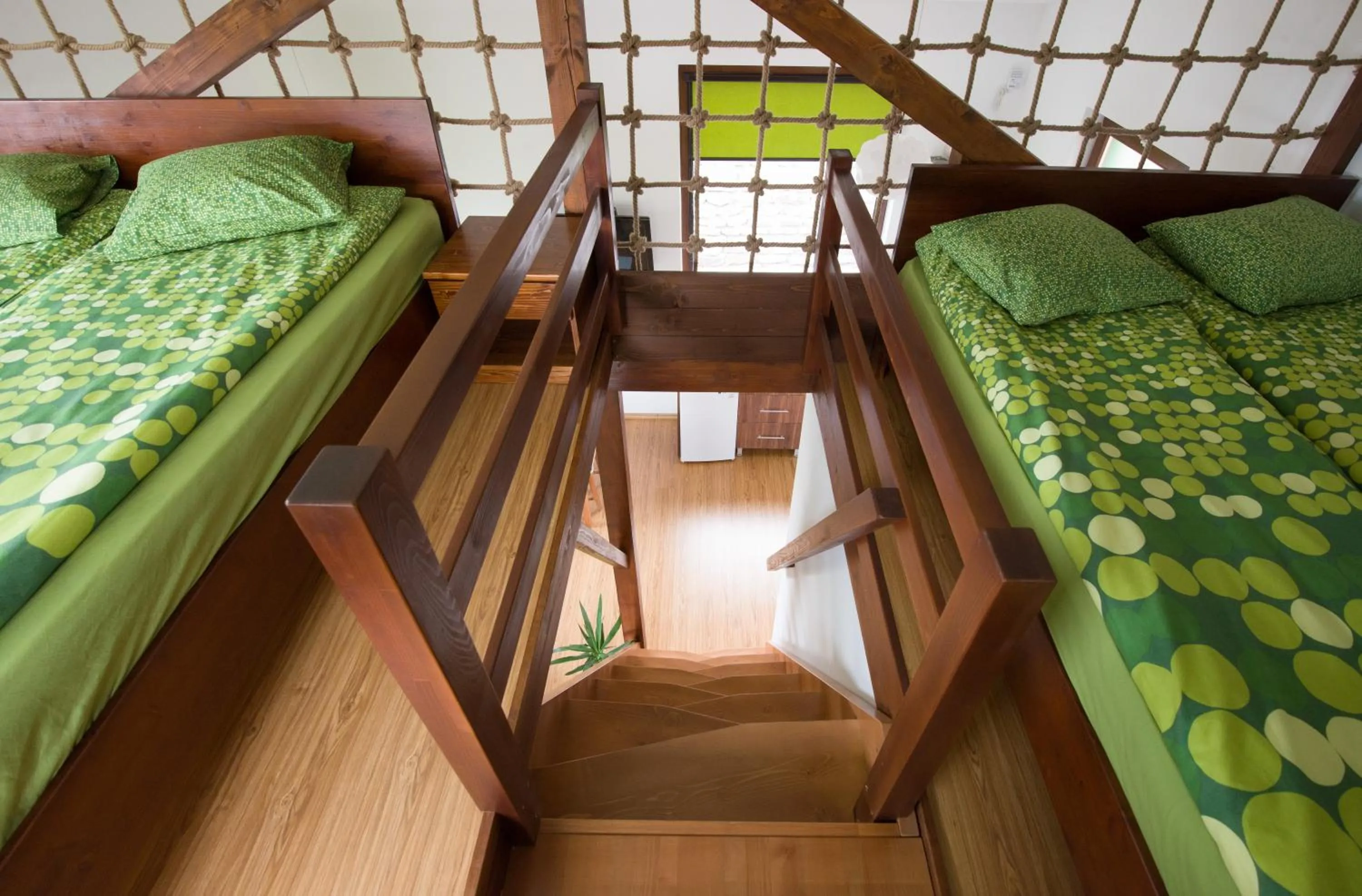 Decorative detail, Bed in Bungalouri Horizont