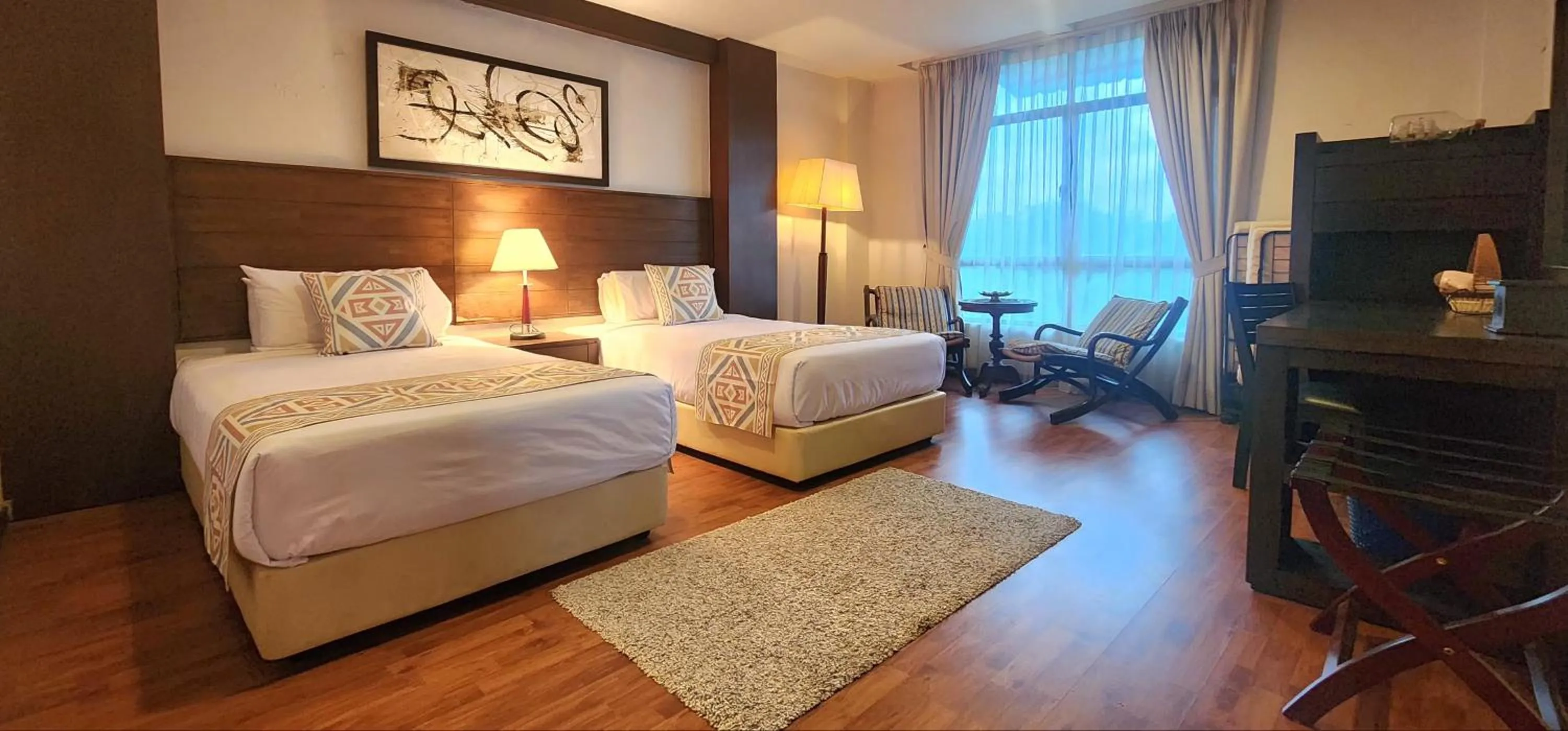 Bed in Samsuria Beach Resort & Residence