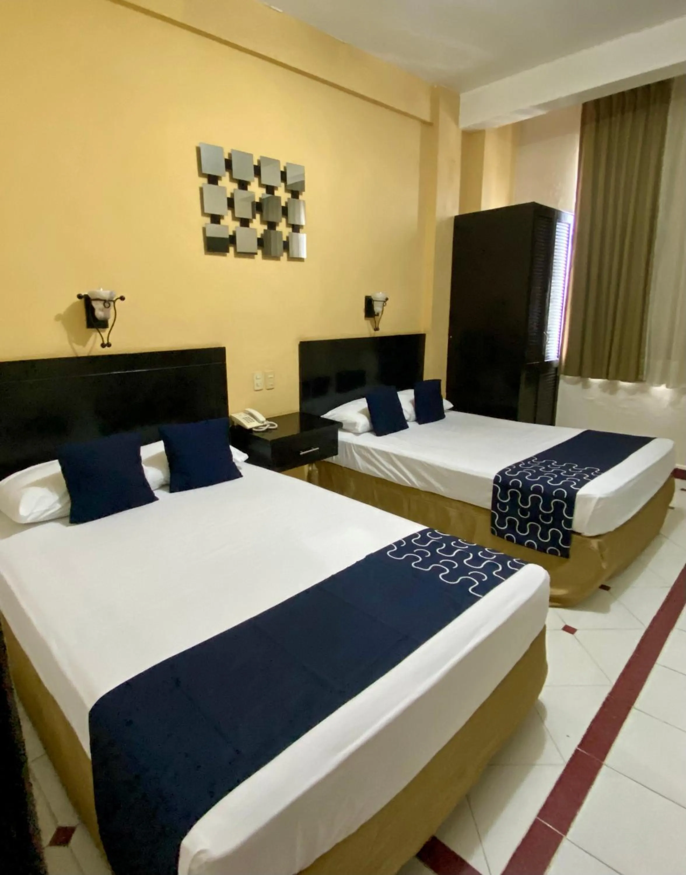 Bed in HOTEL IMPALA DE TAMPICO