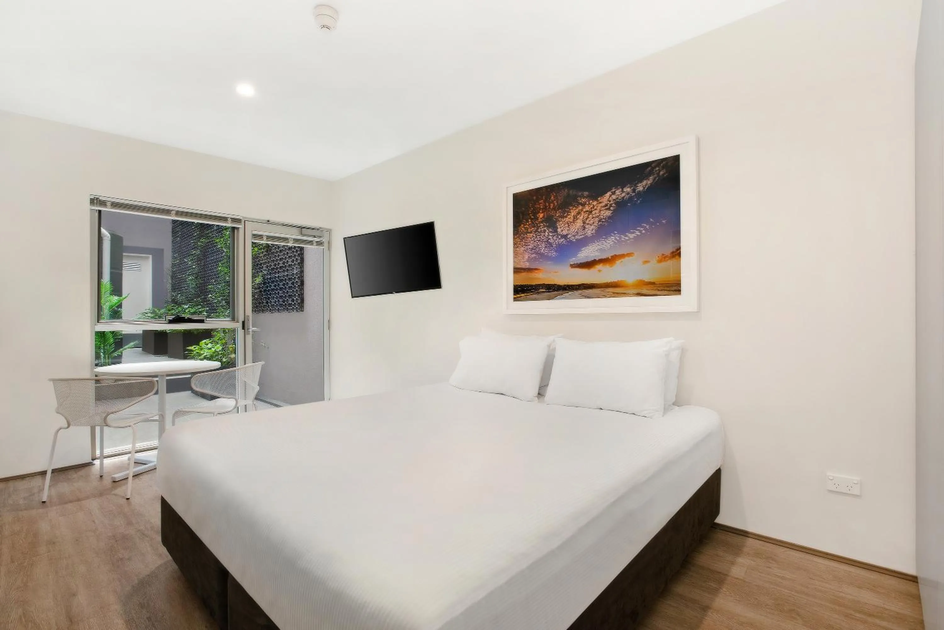 Bed in Bondi Beach Studios Suite