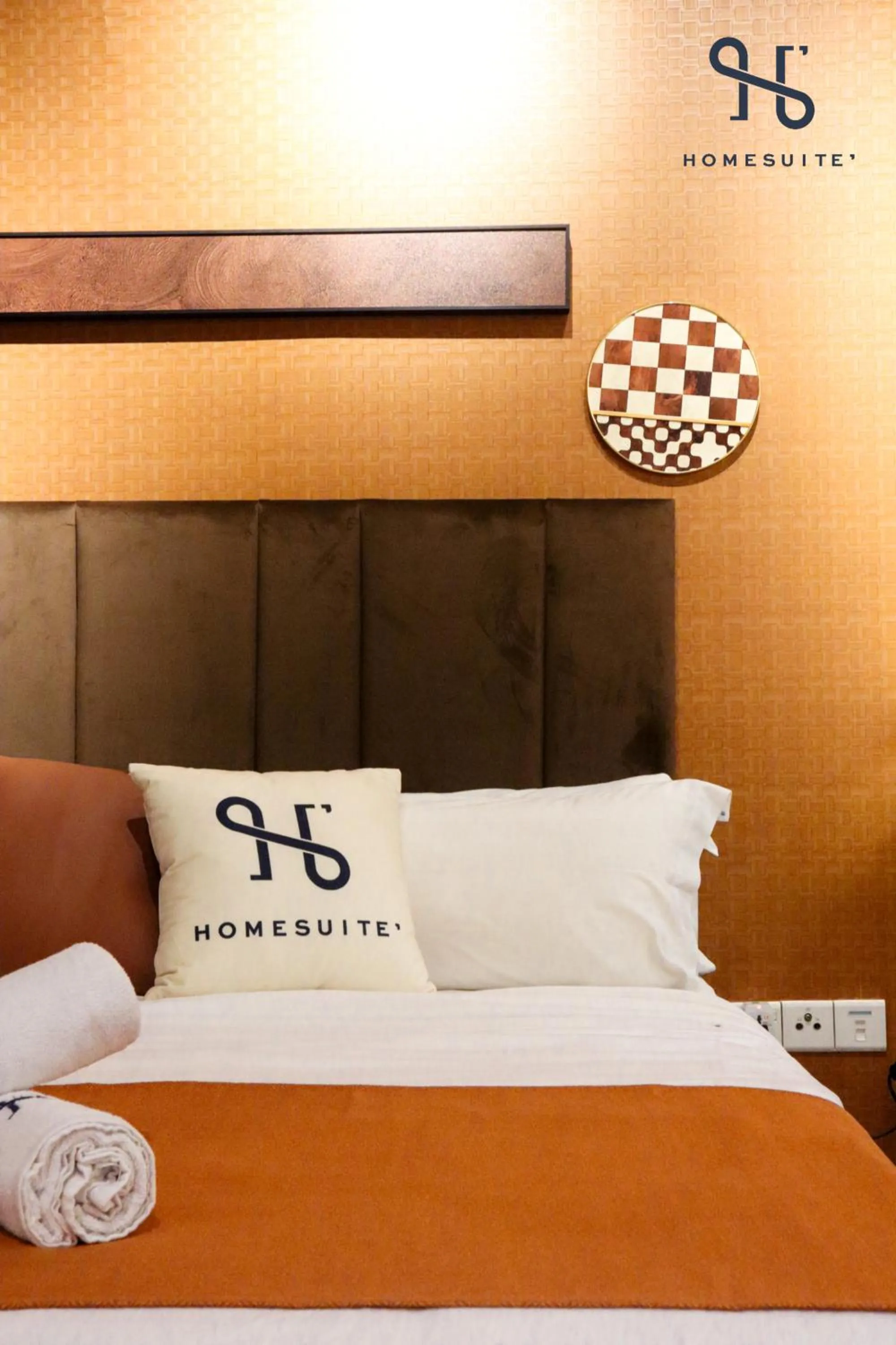 Photo of the whole room, Bed in Homesuite' Home at Riverson Soho