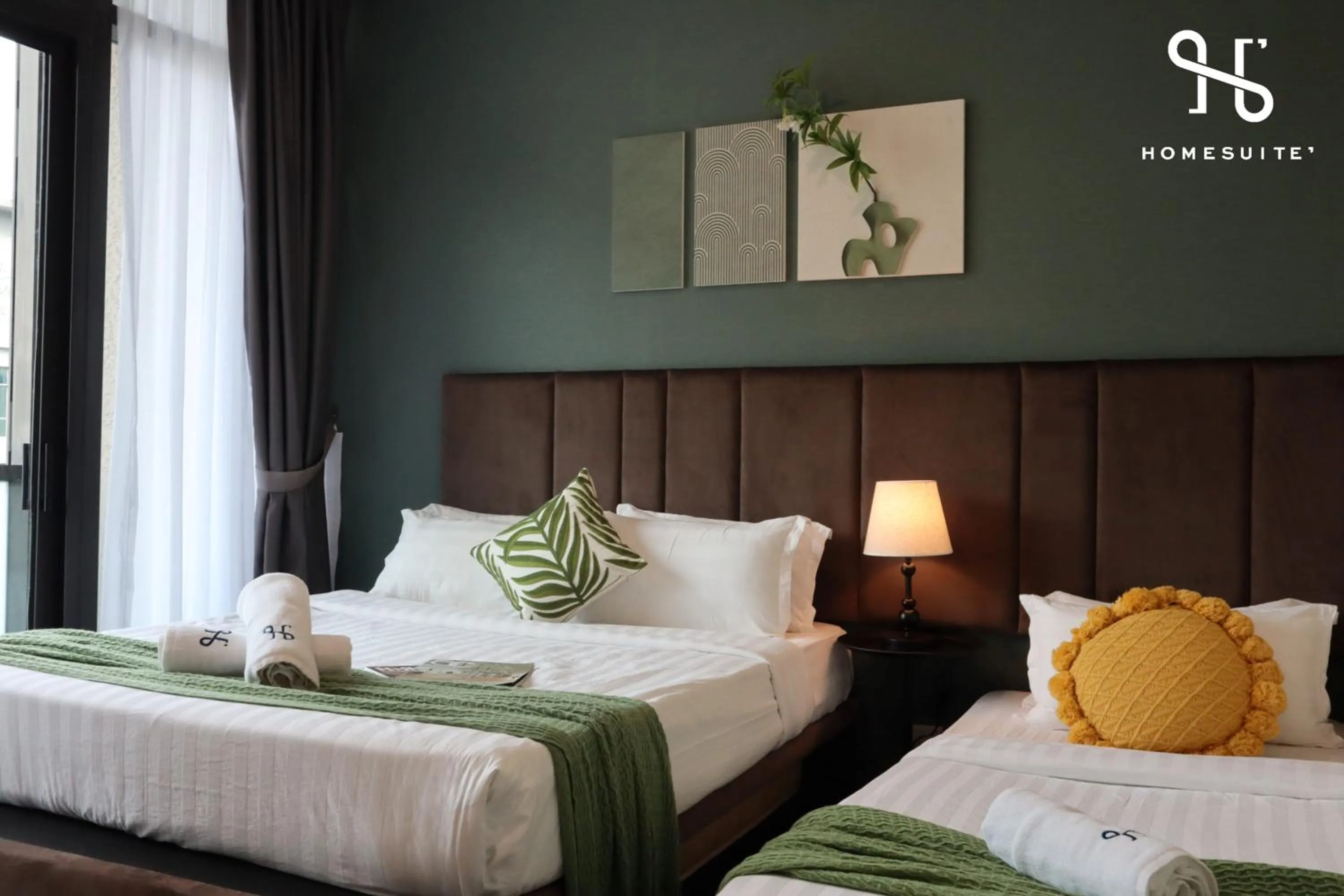 Photo of the whole room, Bed in Homesuite' Home at Riverson Soho