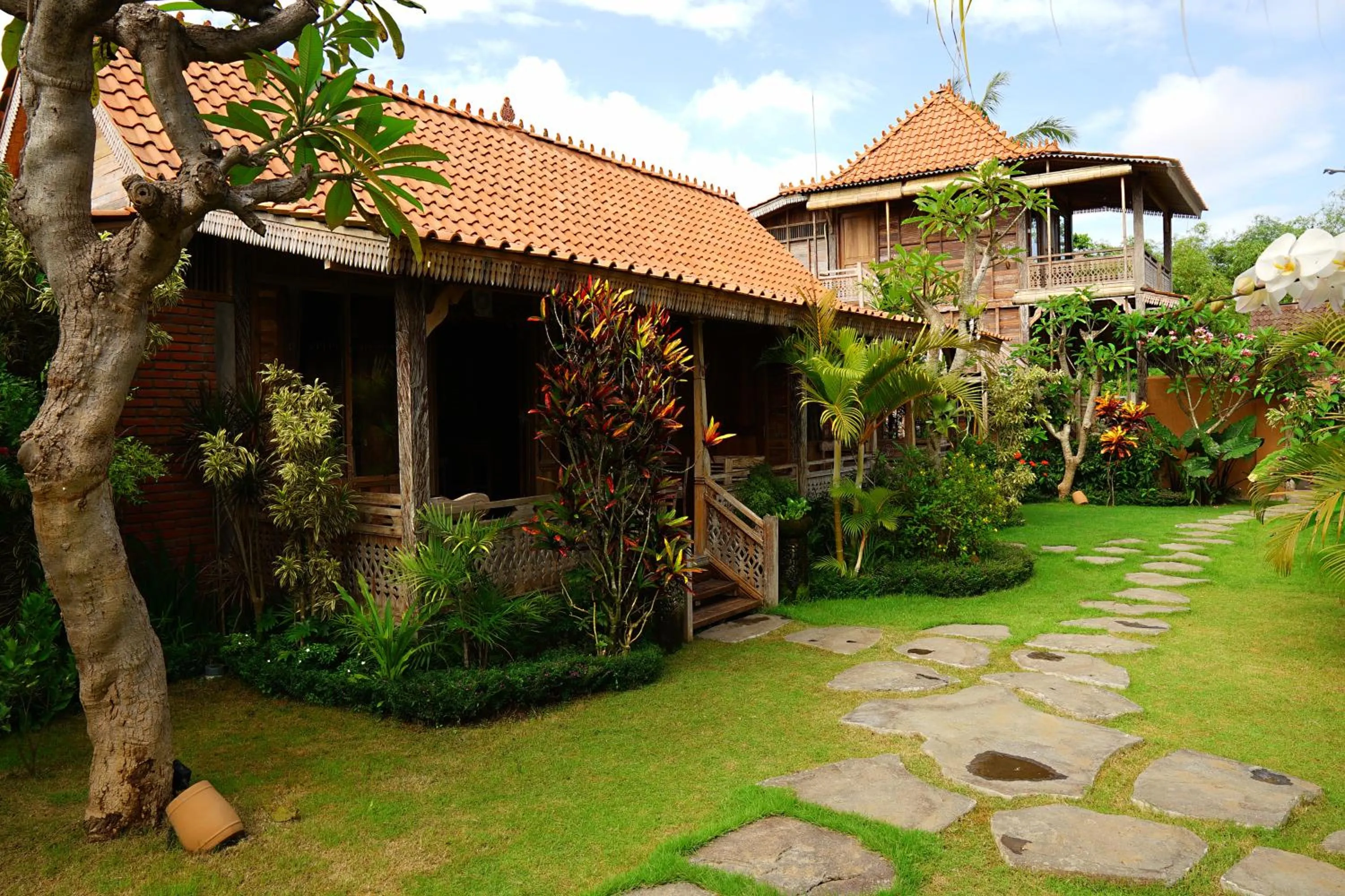 Garden view in Nauna Villa Bali