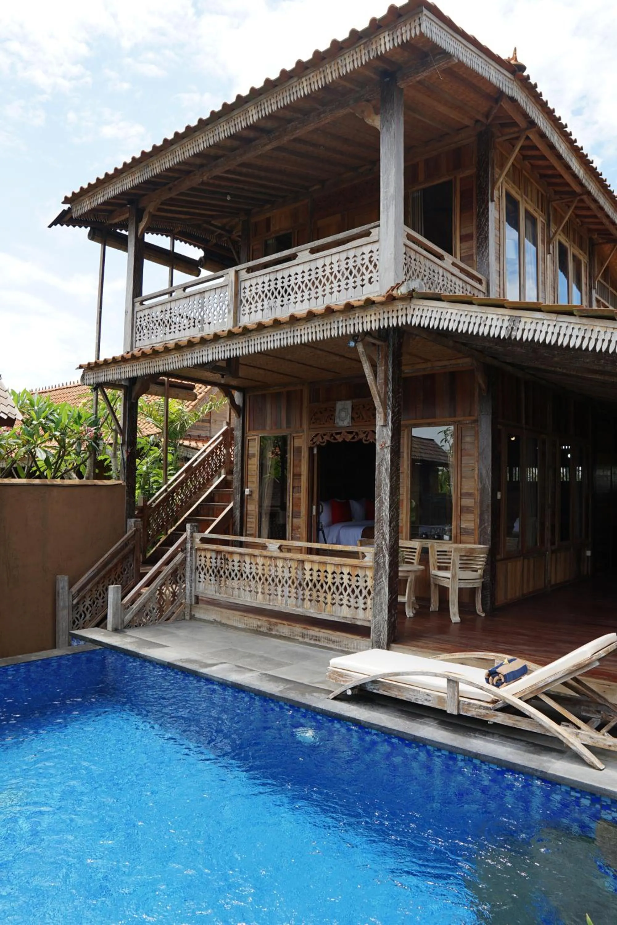 Pool view in Nauna Villa Bali