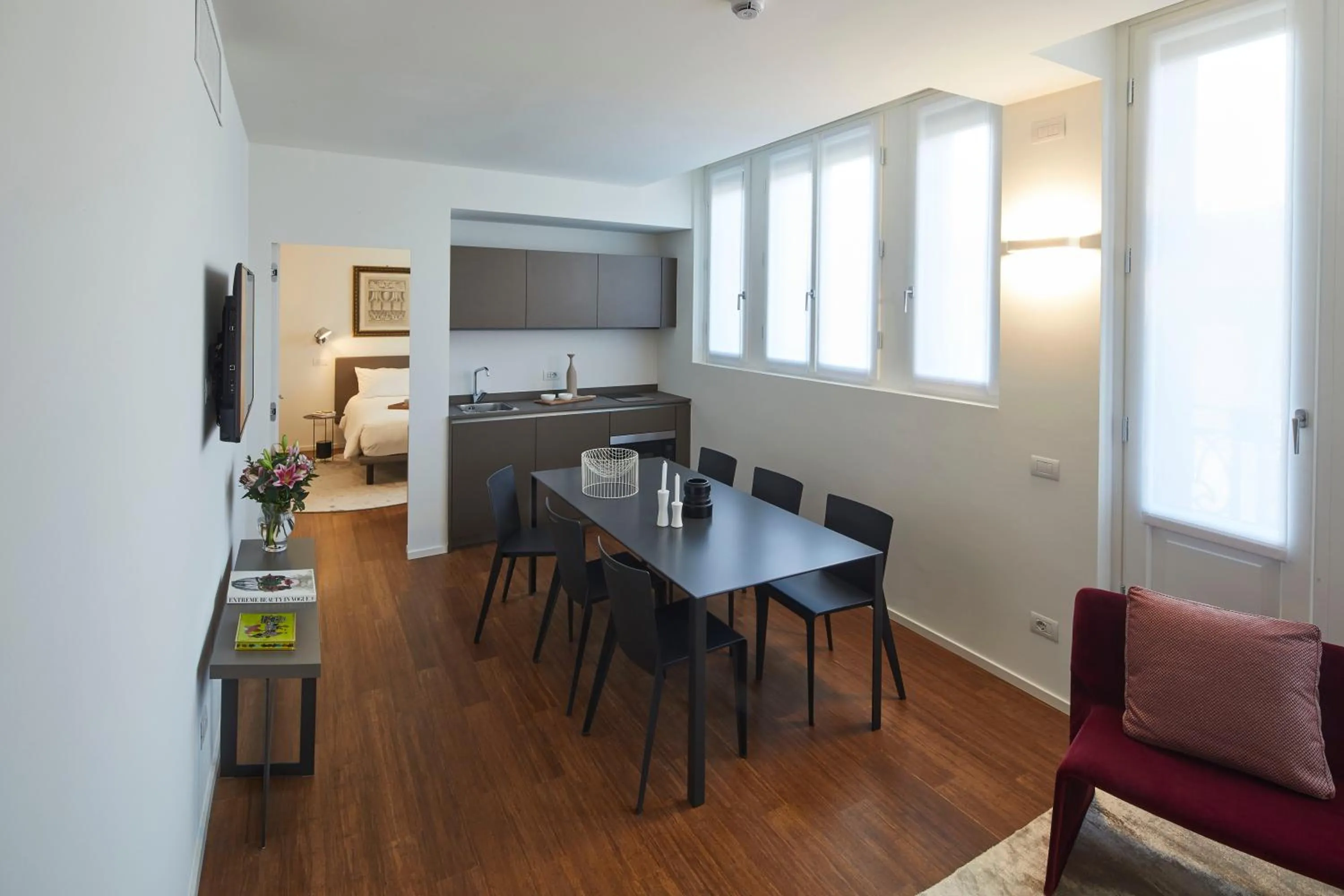 Kitchen or kitchenette in Ariosto Social Club