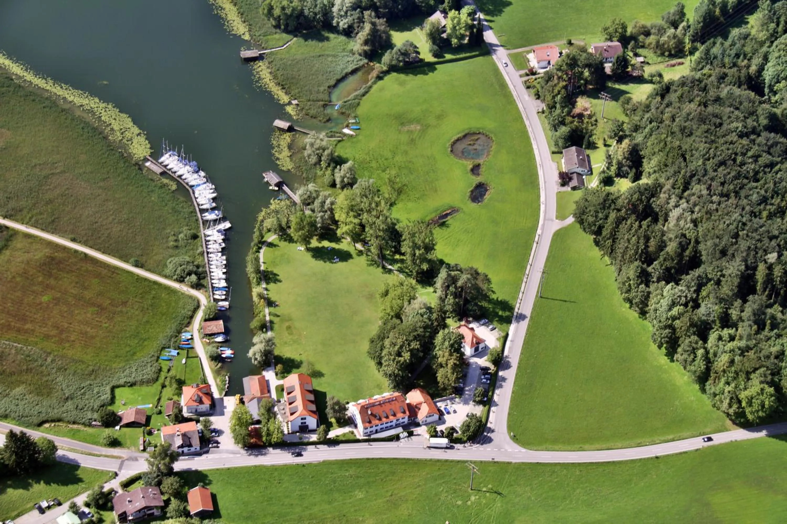 Bird's eye view in Hotel Aiterbach am Chiemsee
