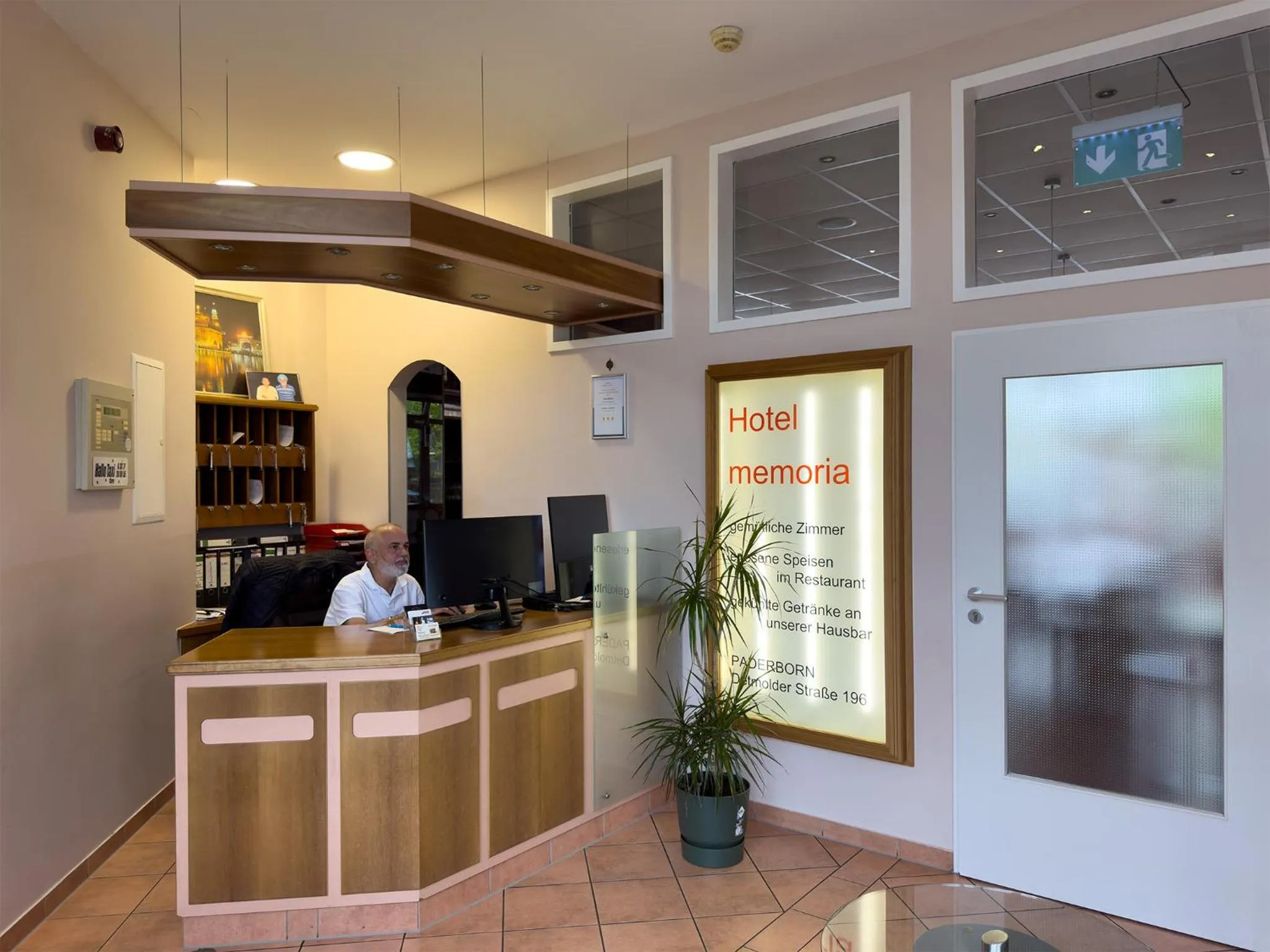 Lobby or reception in Hotel Manu