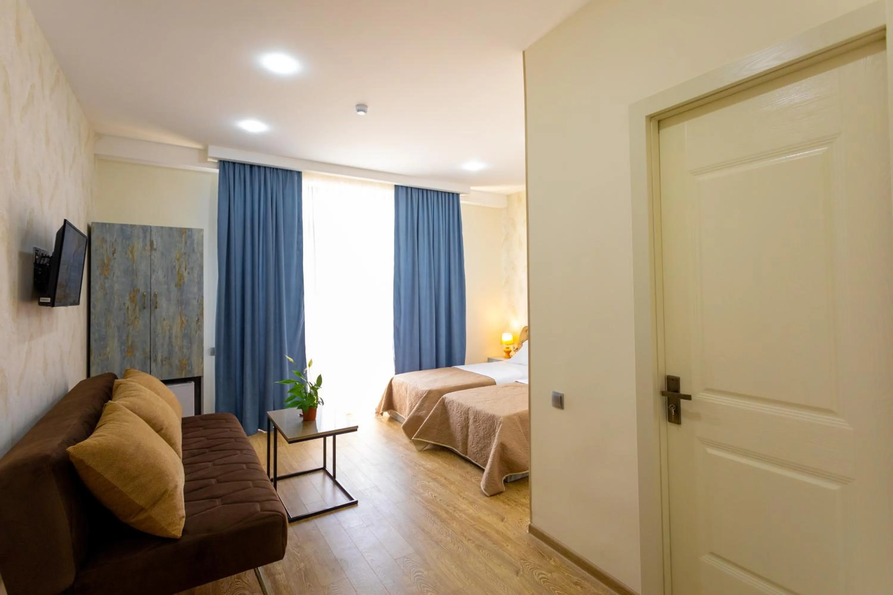 Photo of the whole room, Bed in Hotel Rustaveli