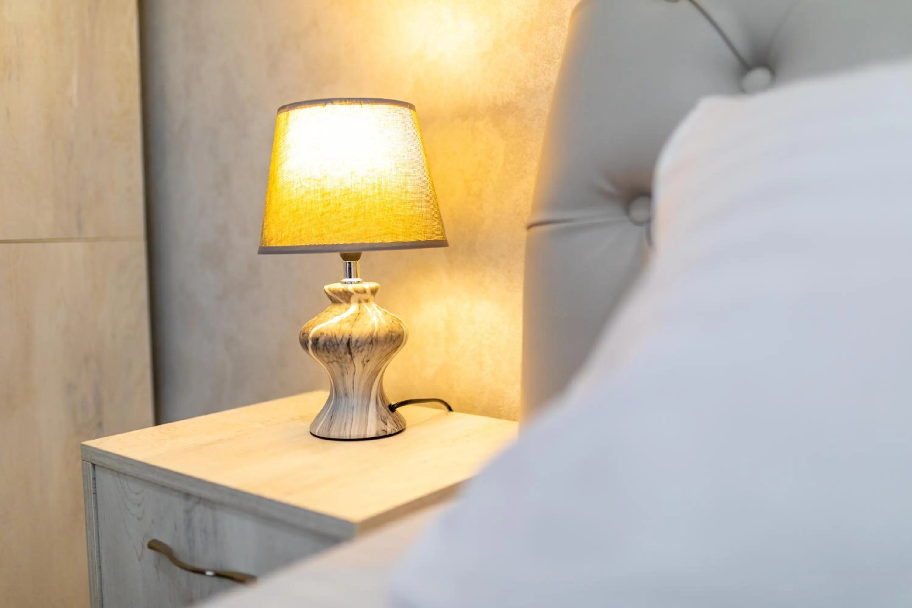 Decorative detail, Bed in Hotel Rustaveli