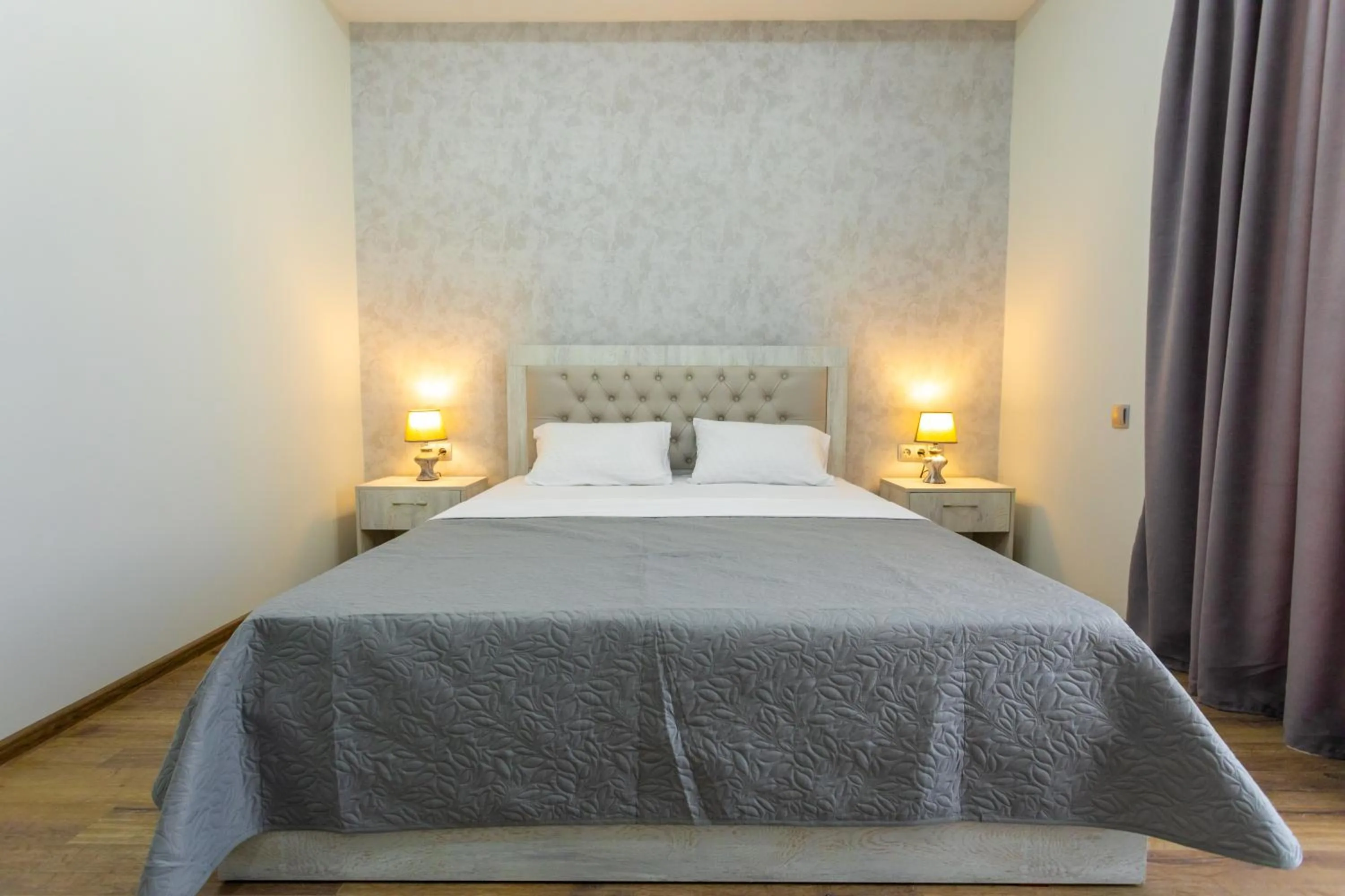 Bed in Hotel Rustaveli