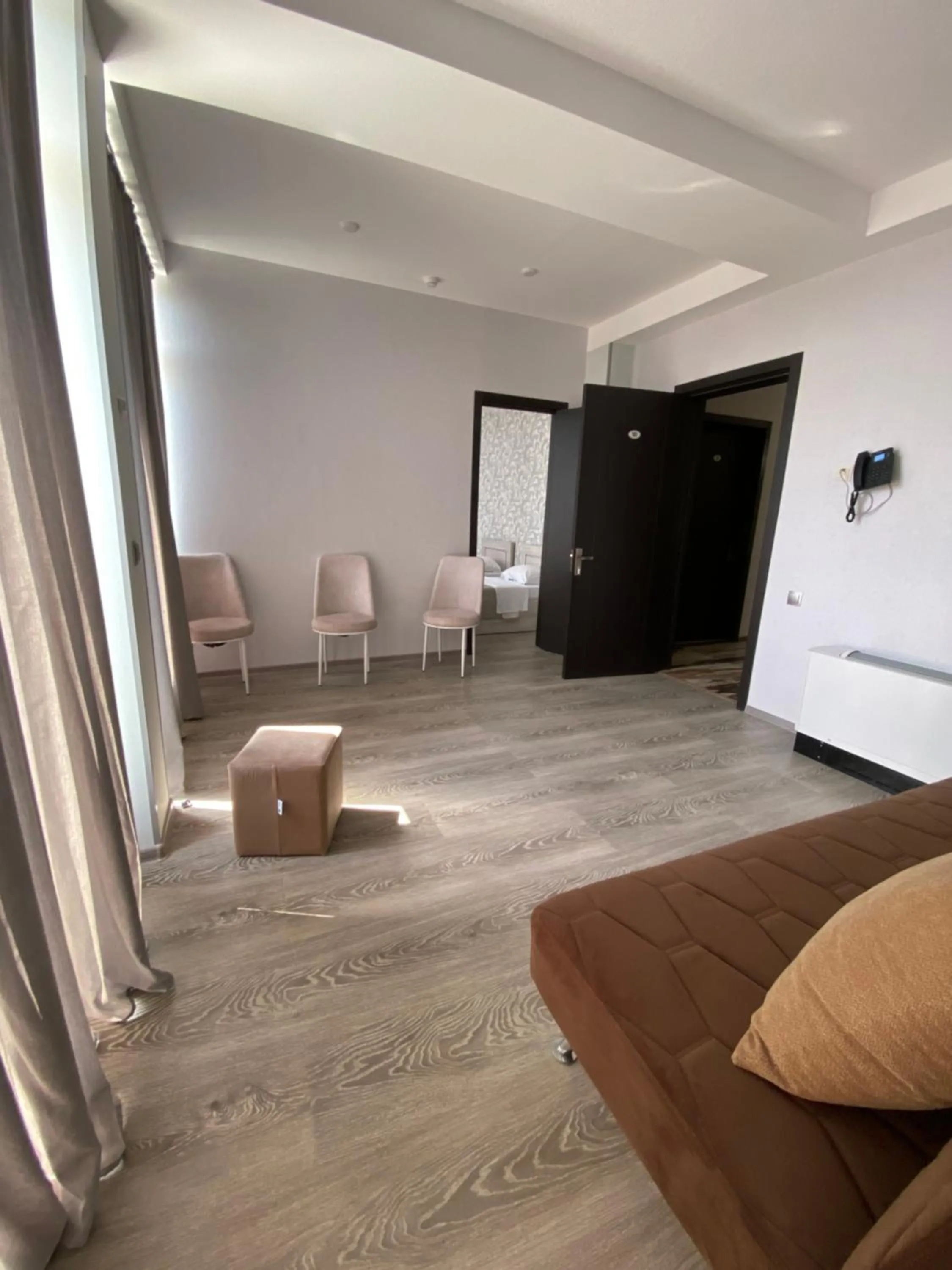 Seating area in Hotel Rustaveli