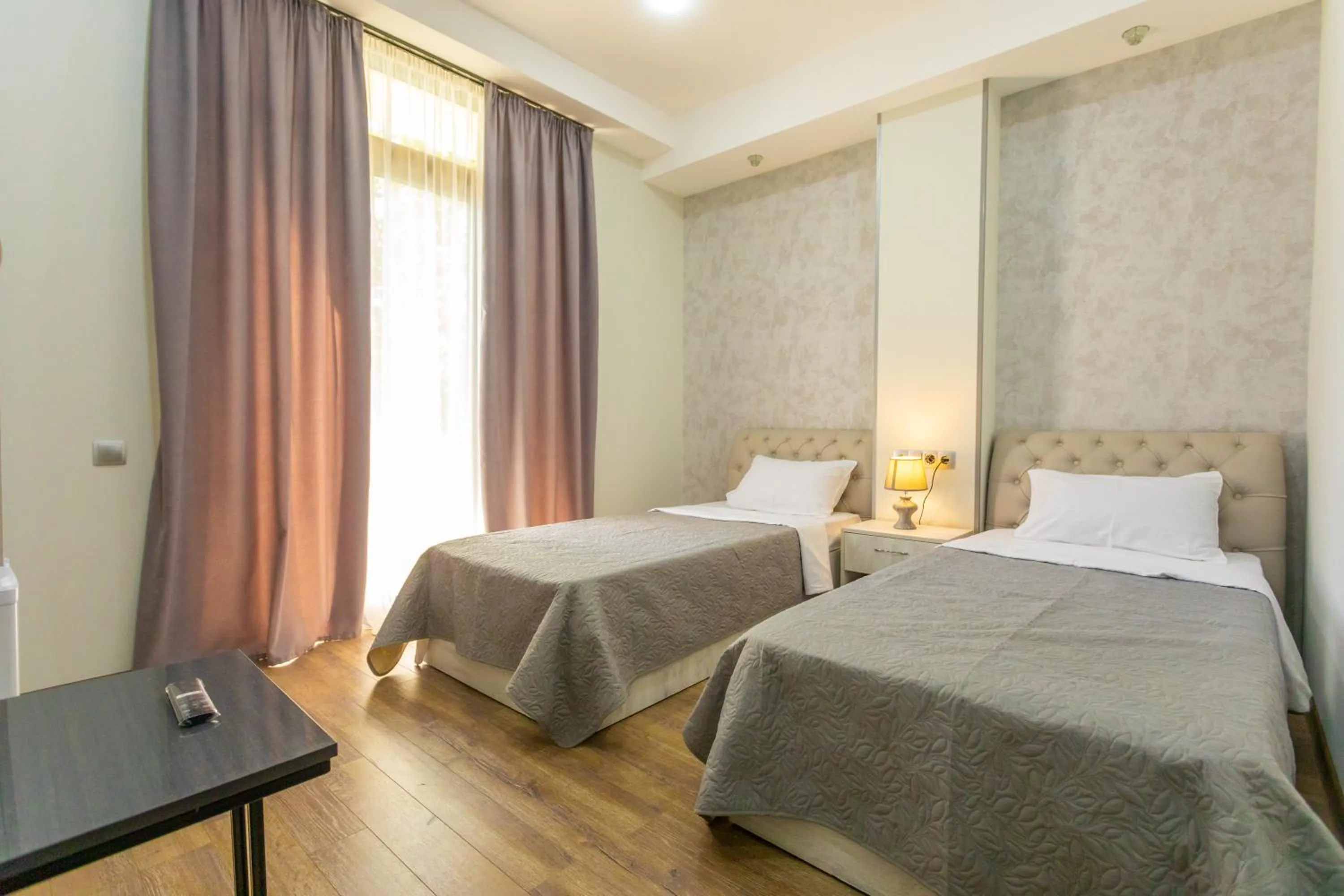 Bedroom, Bed in Hotel Rustaveli