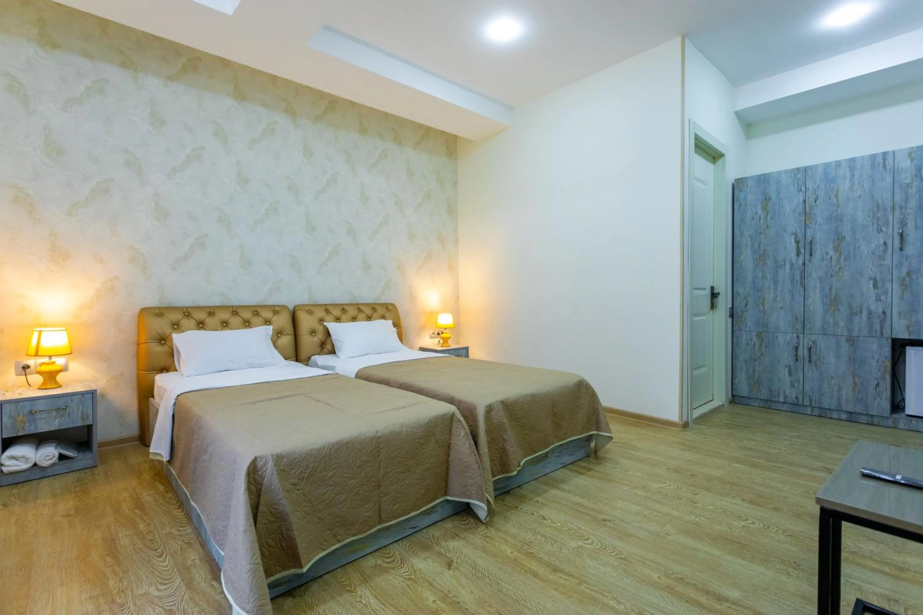 Bedroom, Bed in Hotel Rustaveli