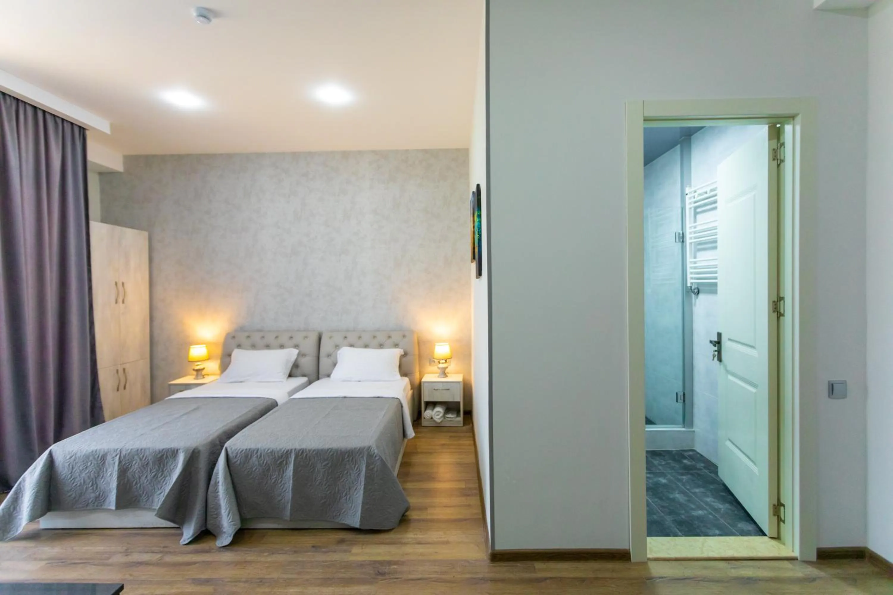 Photo of the whole room, Bed in Hotel Rustaveli