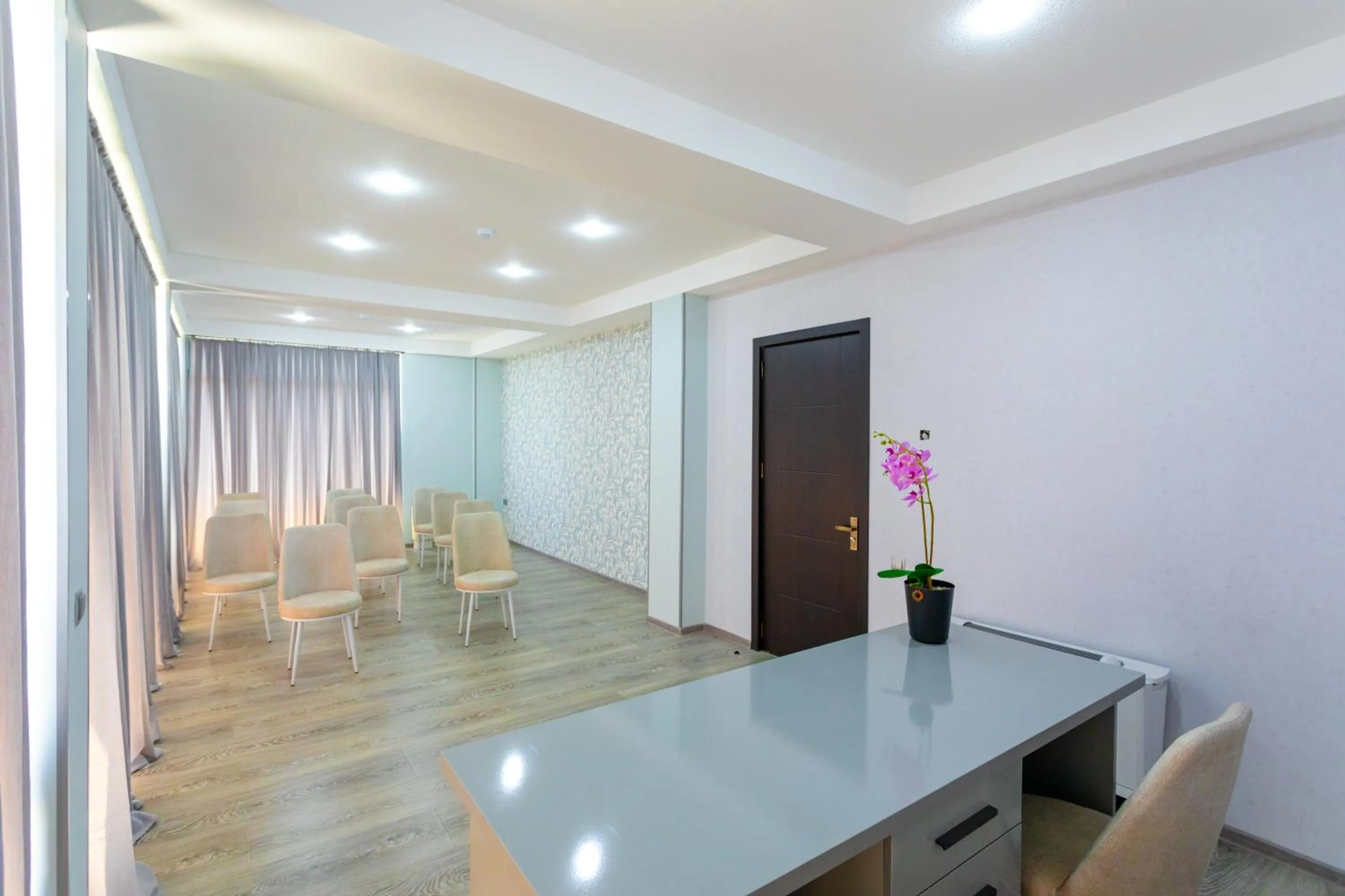 Seating area in Hotel Rustaveli