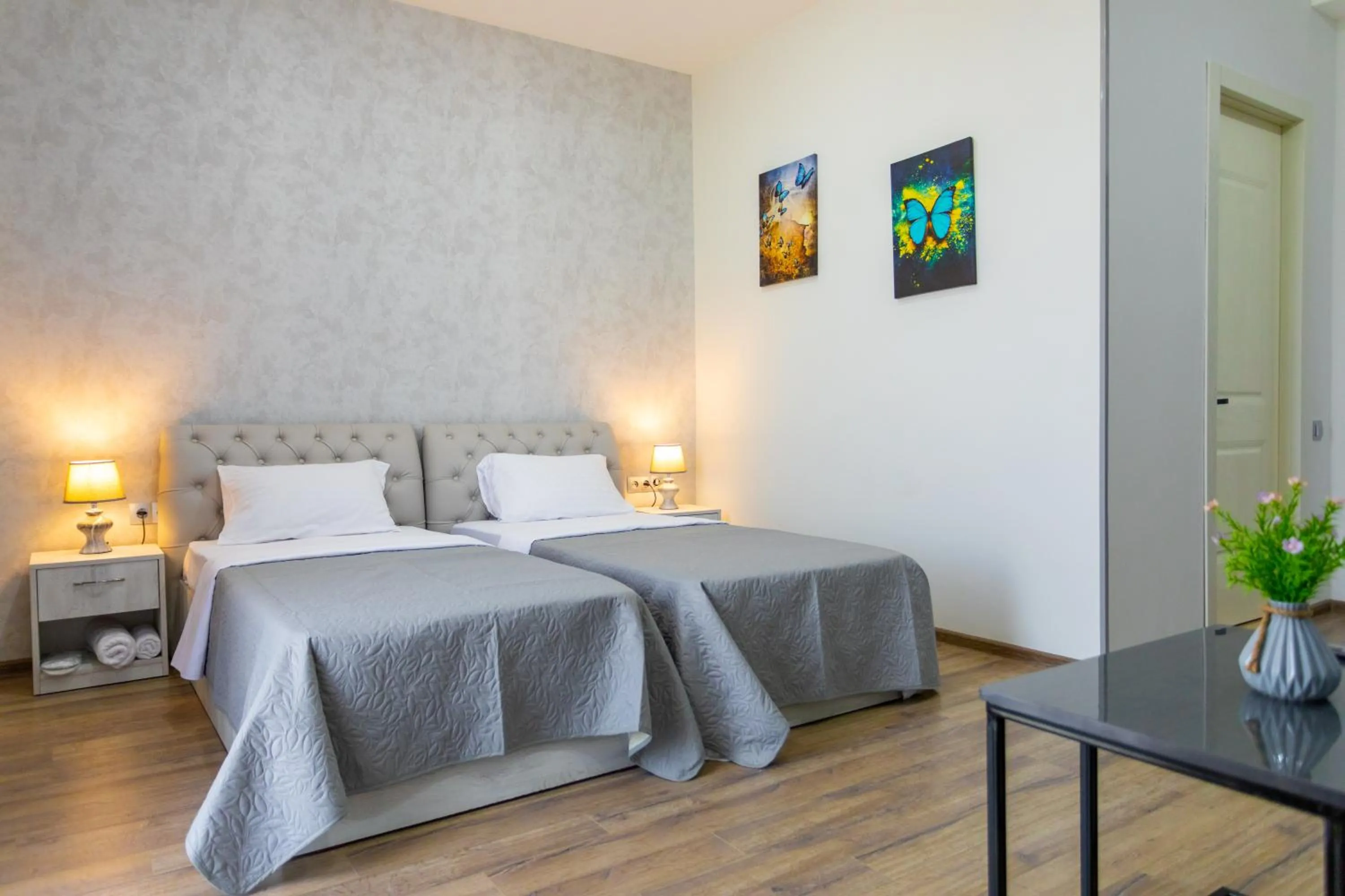 Bedroom, Bed in Hotel Rustaveli