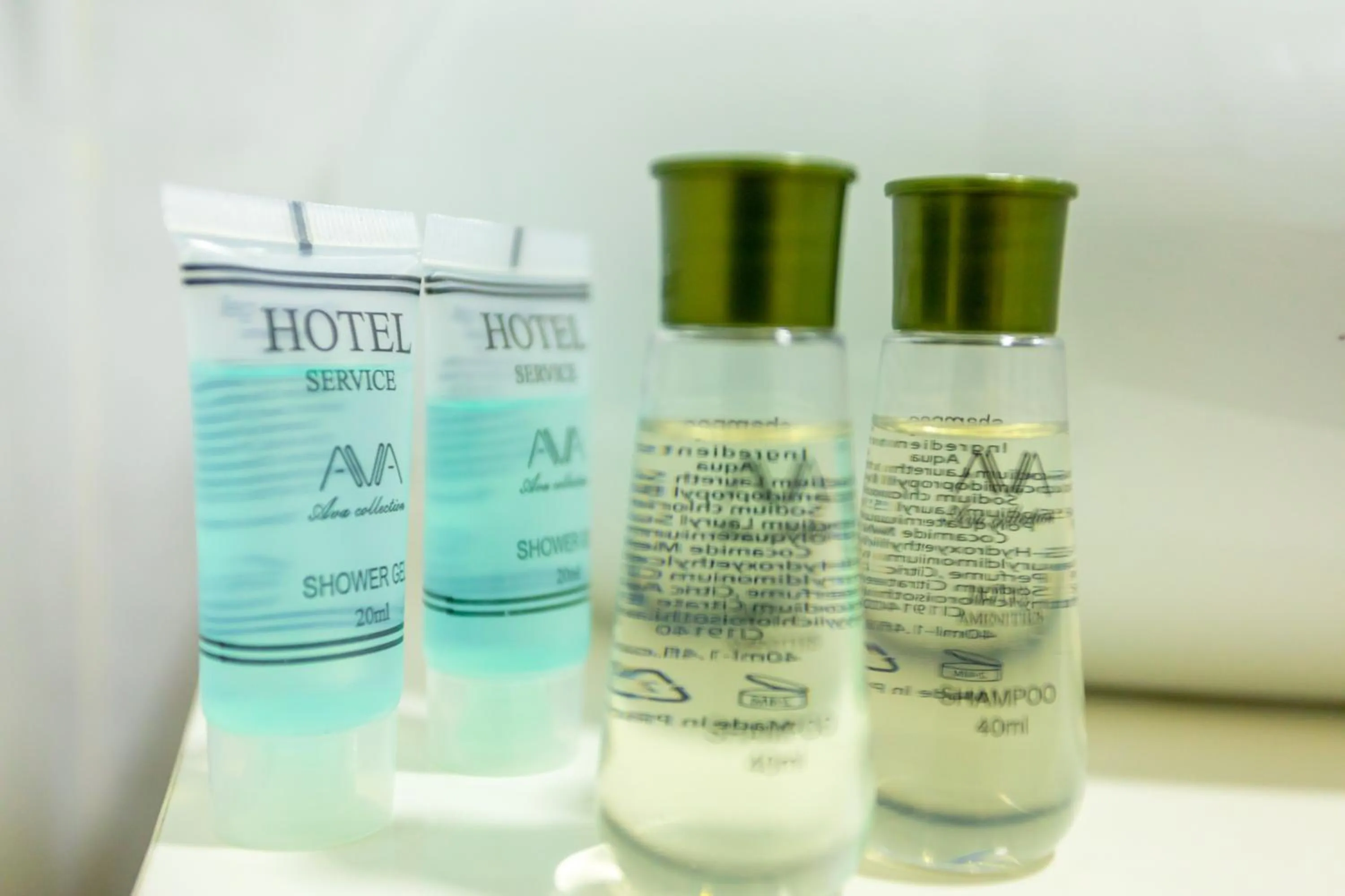 Text overlay in Hotel Rustaveli