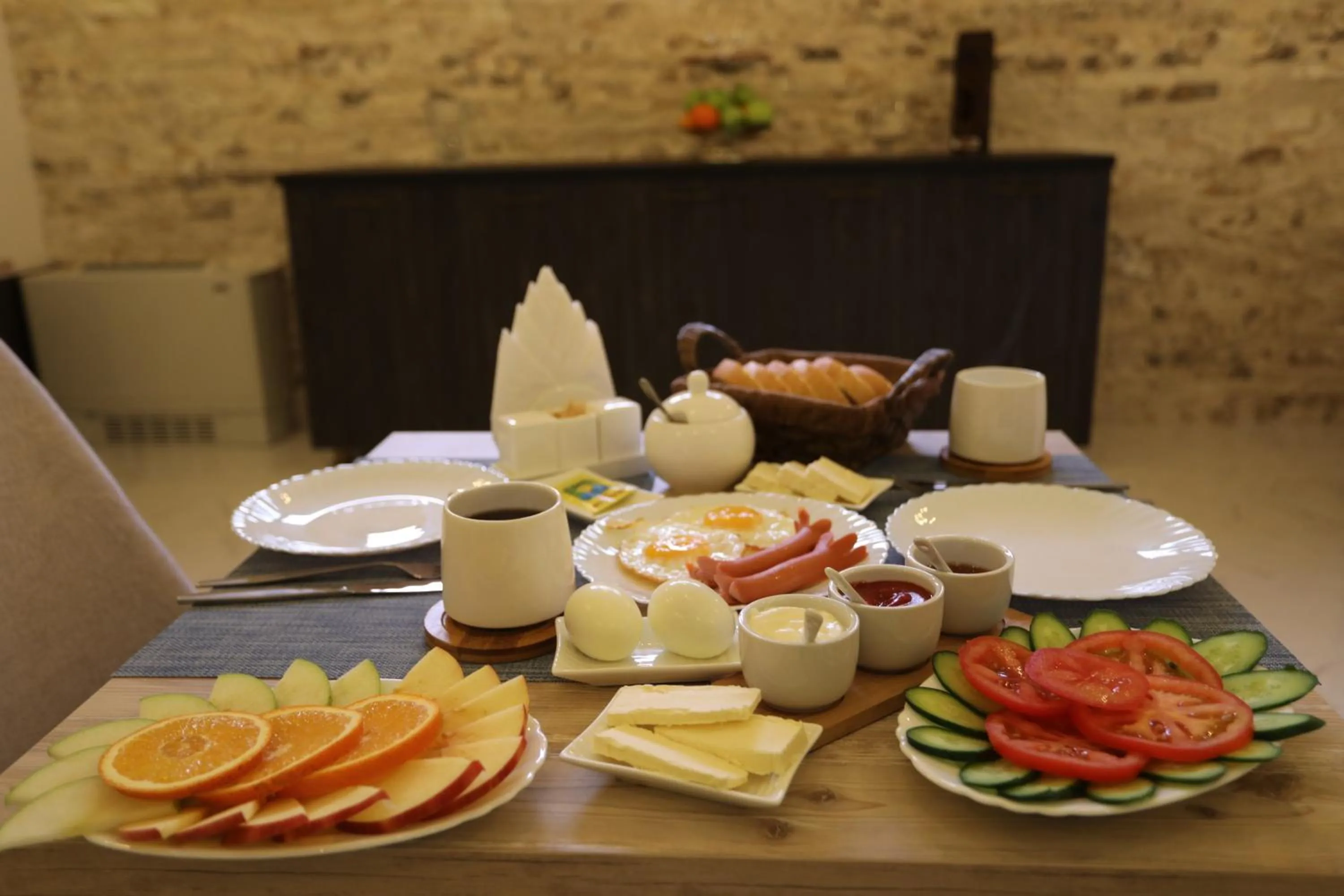 Breakfast in Hotel Rustaveli