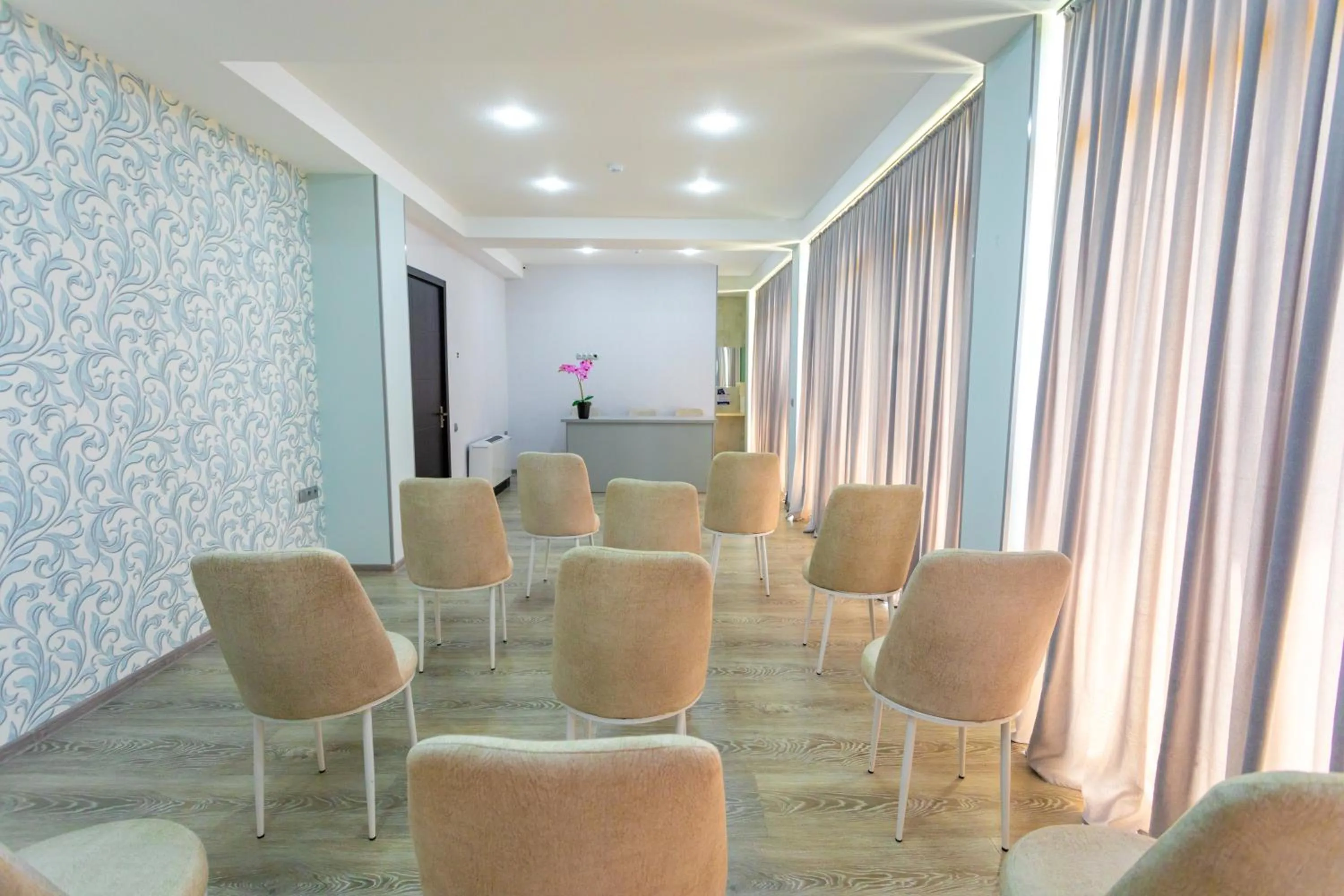Seating area in Hotel Rustaveli