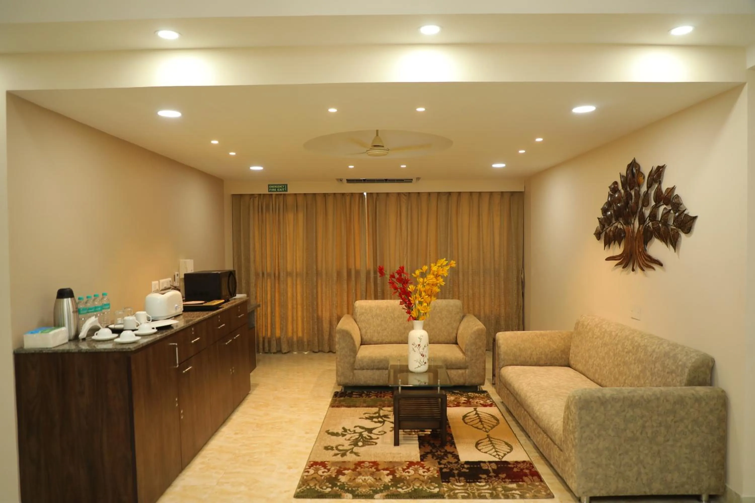 Living room in Hotel Bandhan Residency