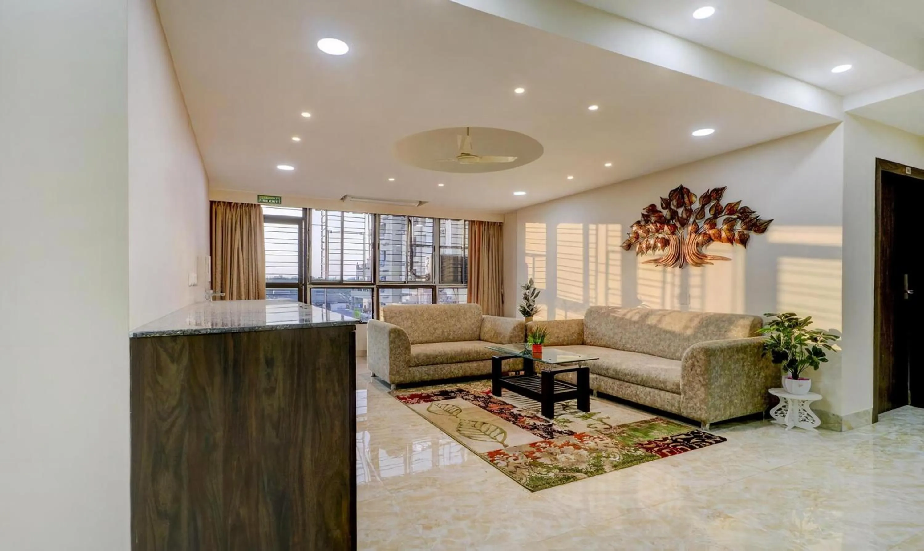 Living room in Hotel Bandhan Residency