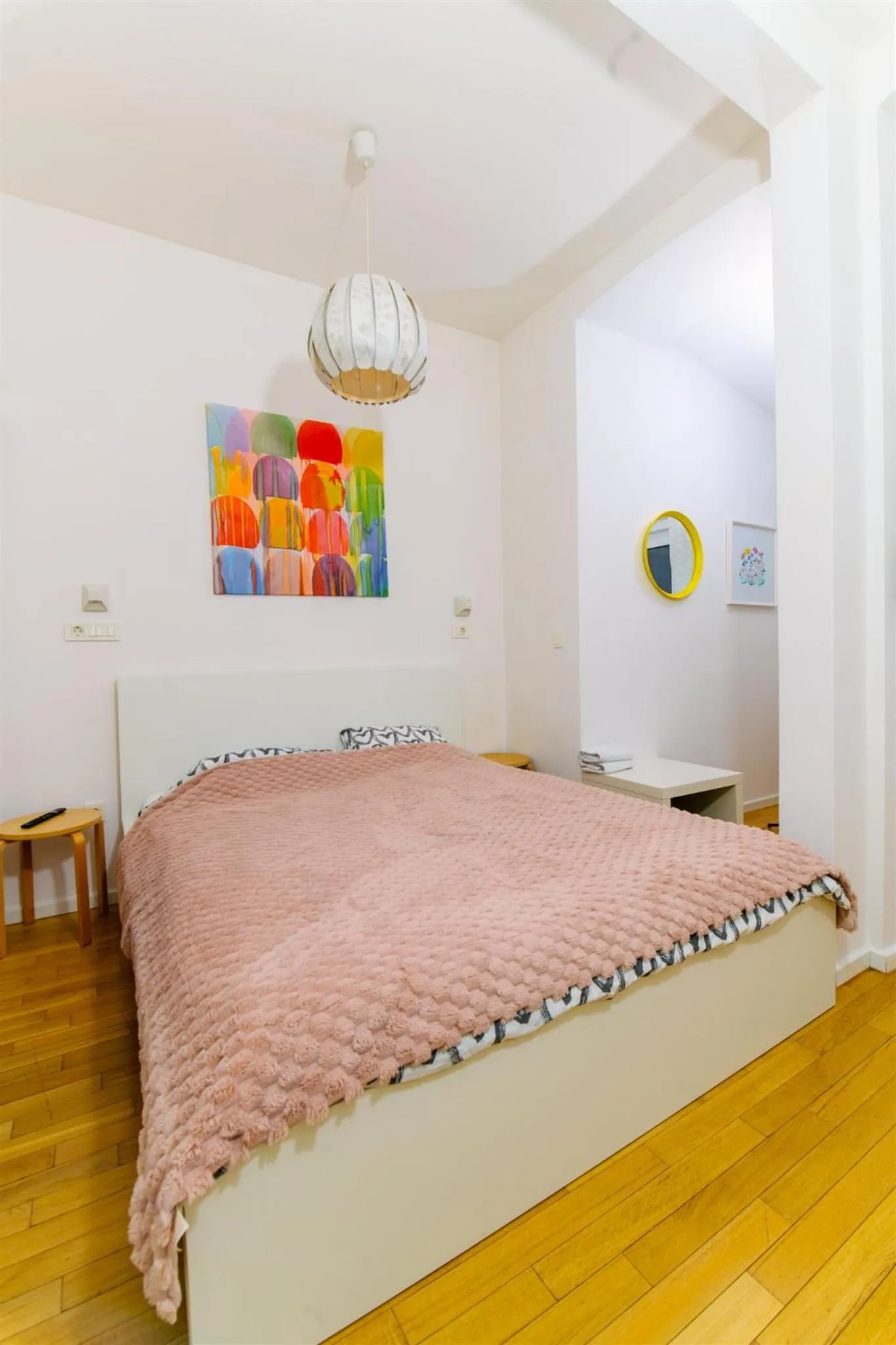 Bed in Tia Apartments and Rooms