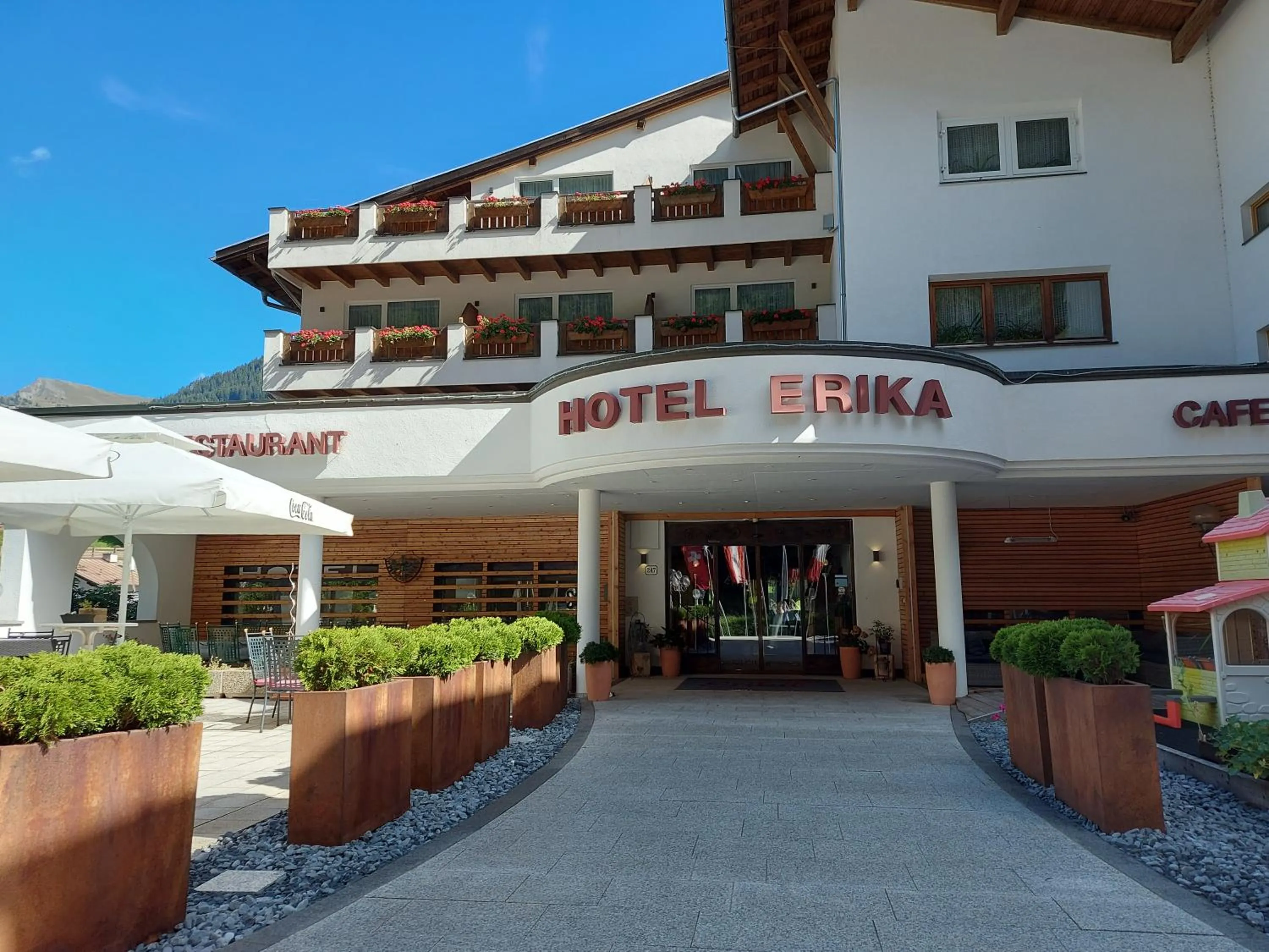 Property building in Hotel Erika